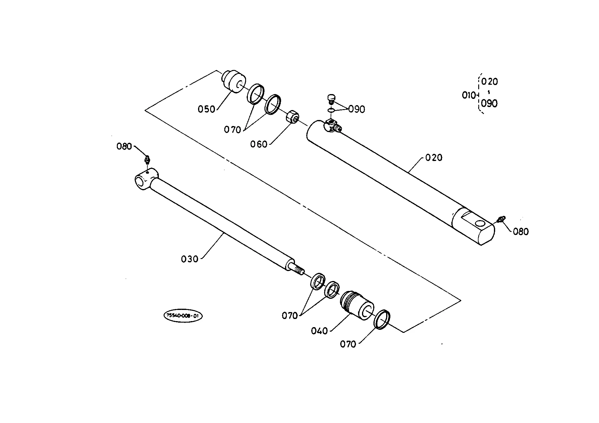 Kubota LA500 (FRONT LOADER) Parts Diagrams