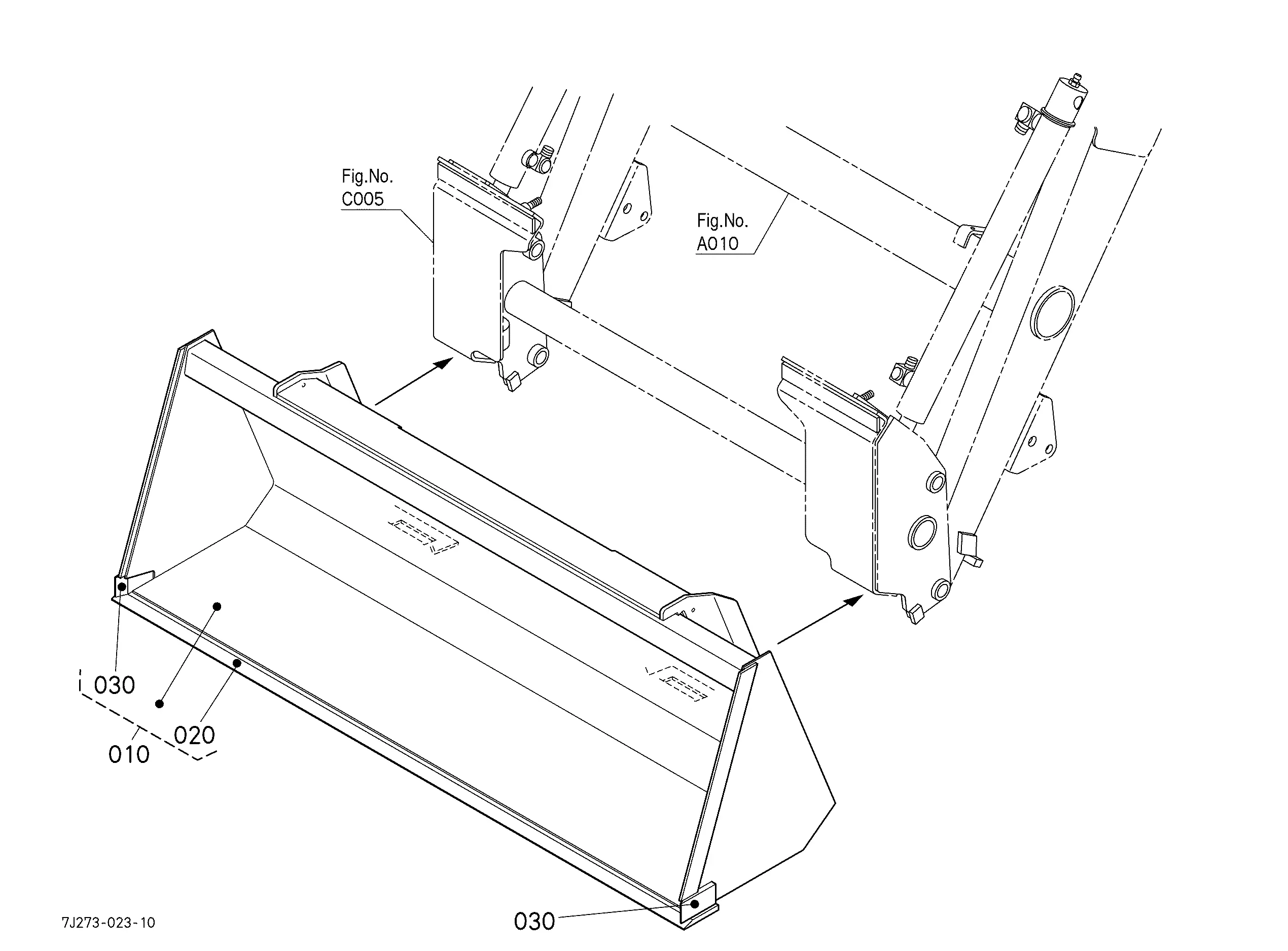 Kubota LA513 (FRONT LOADER) Parts Diagrams