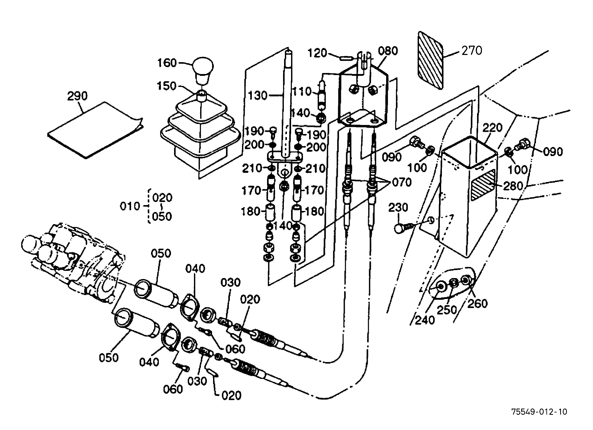 Kubota LA680 FRONT LOADER Parts Diagrams