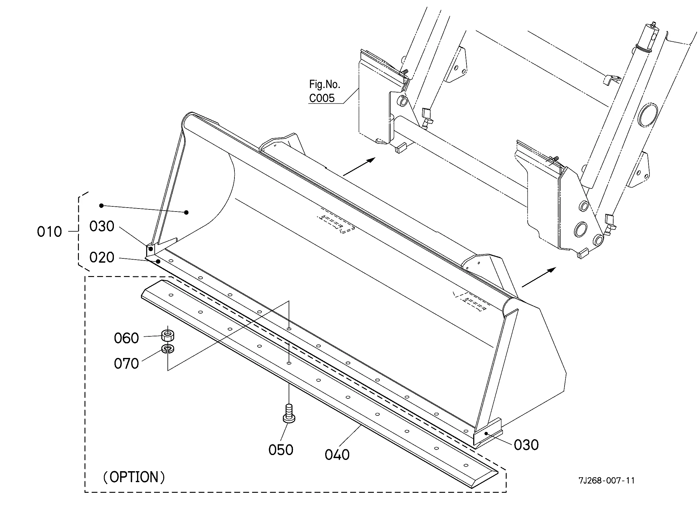 Kubota LA853 (FRONT LOADER) Parts Diagrams