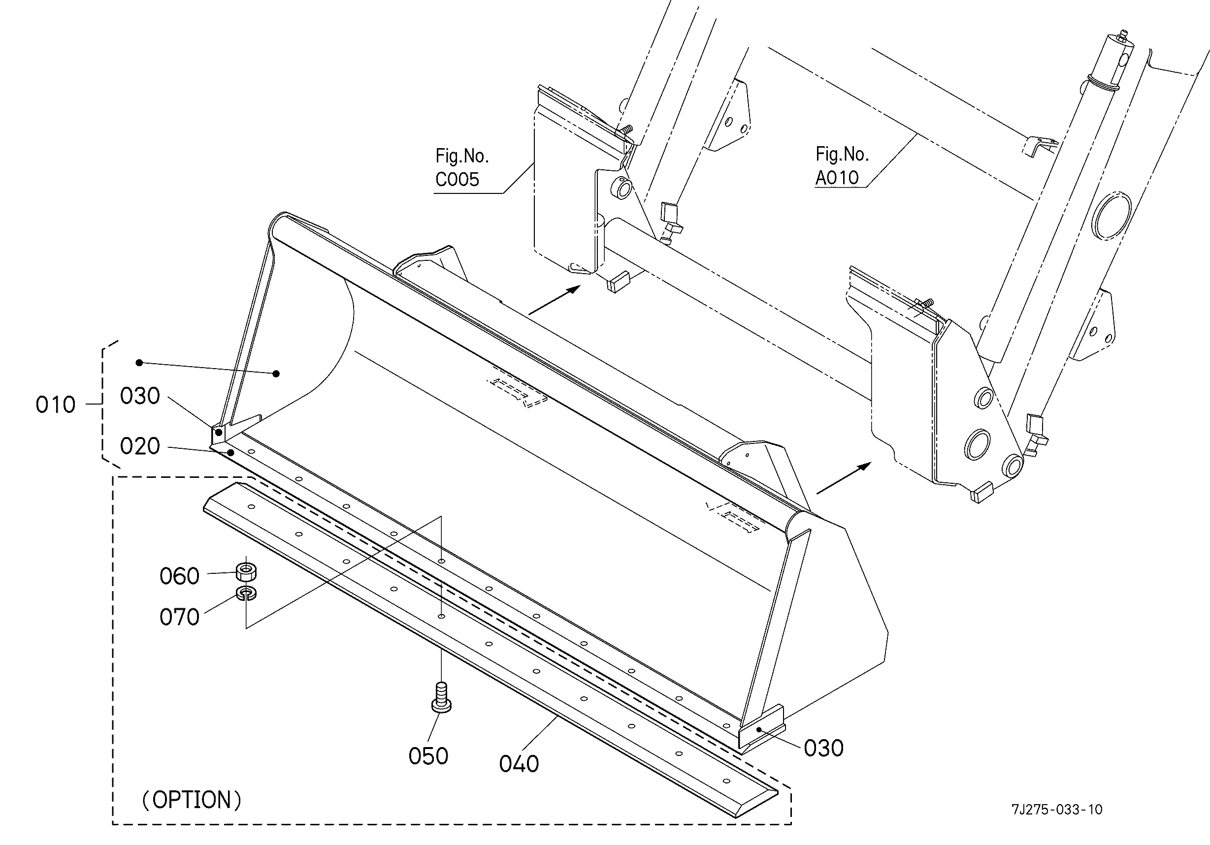 Kubota LA853 (FRONT LOADER) Parts Diagrams