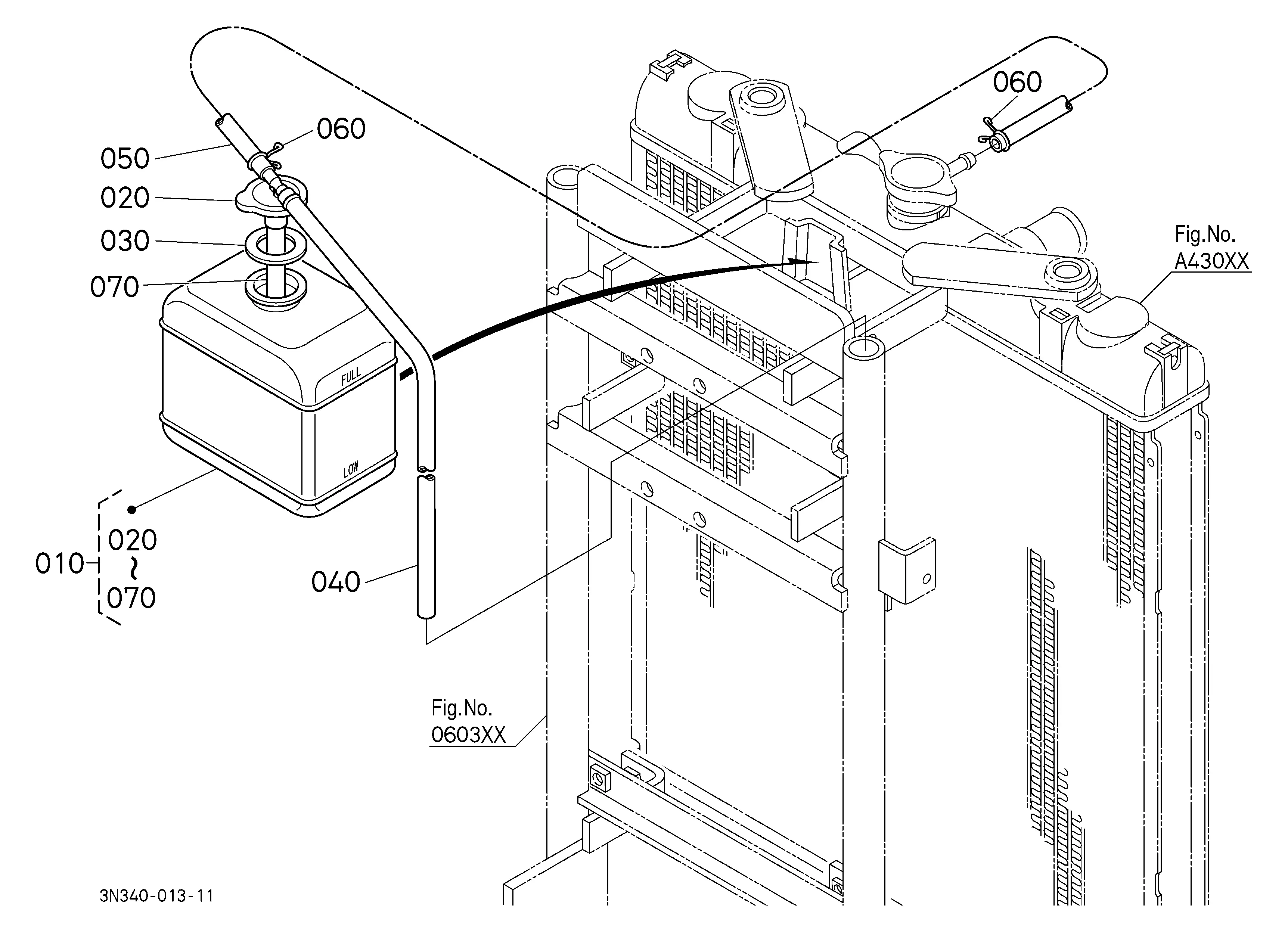 Kubota M105SDSL (Dual Speed, 4WD, Low Profile) Parts Diagrams