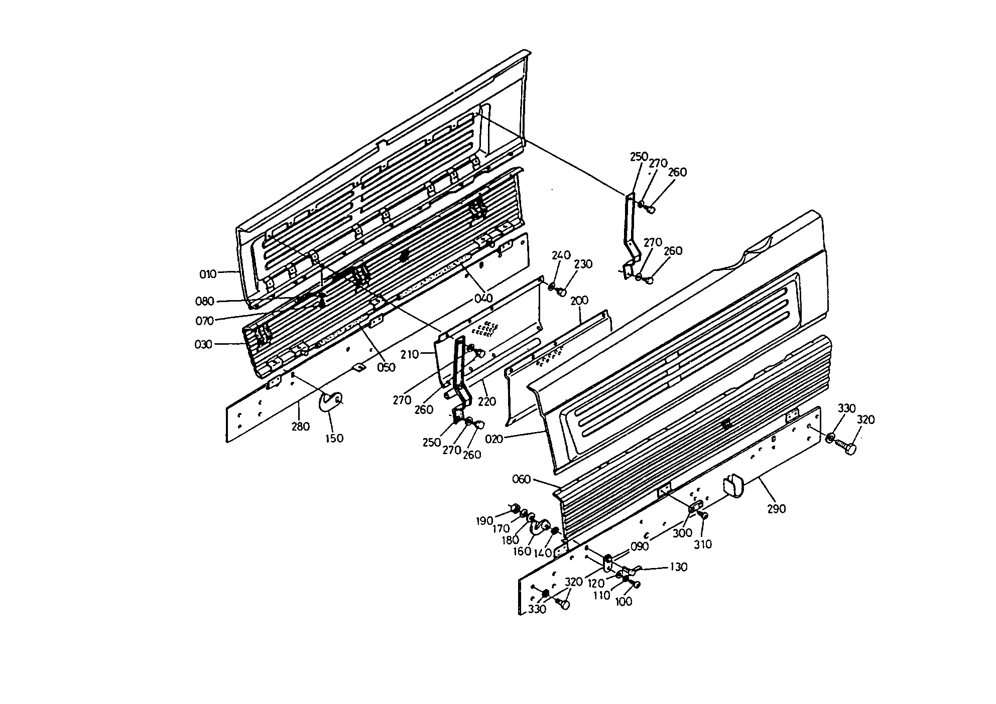 Kubota M7950 (2wd / Rops) Parts Diagrams