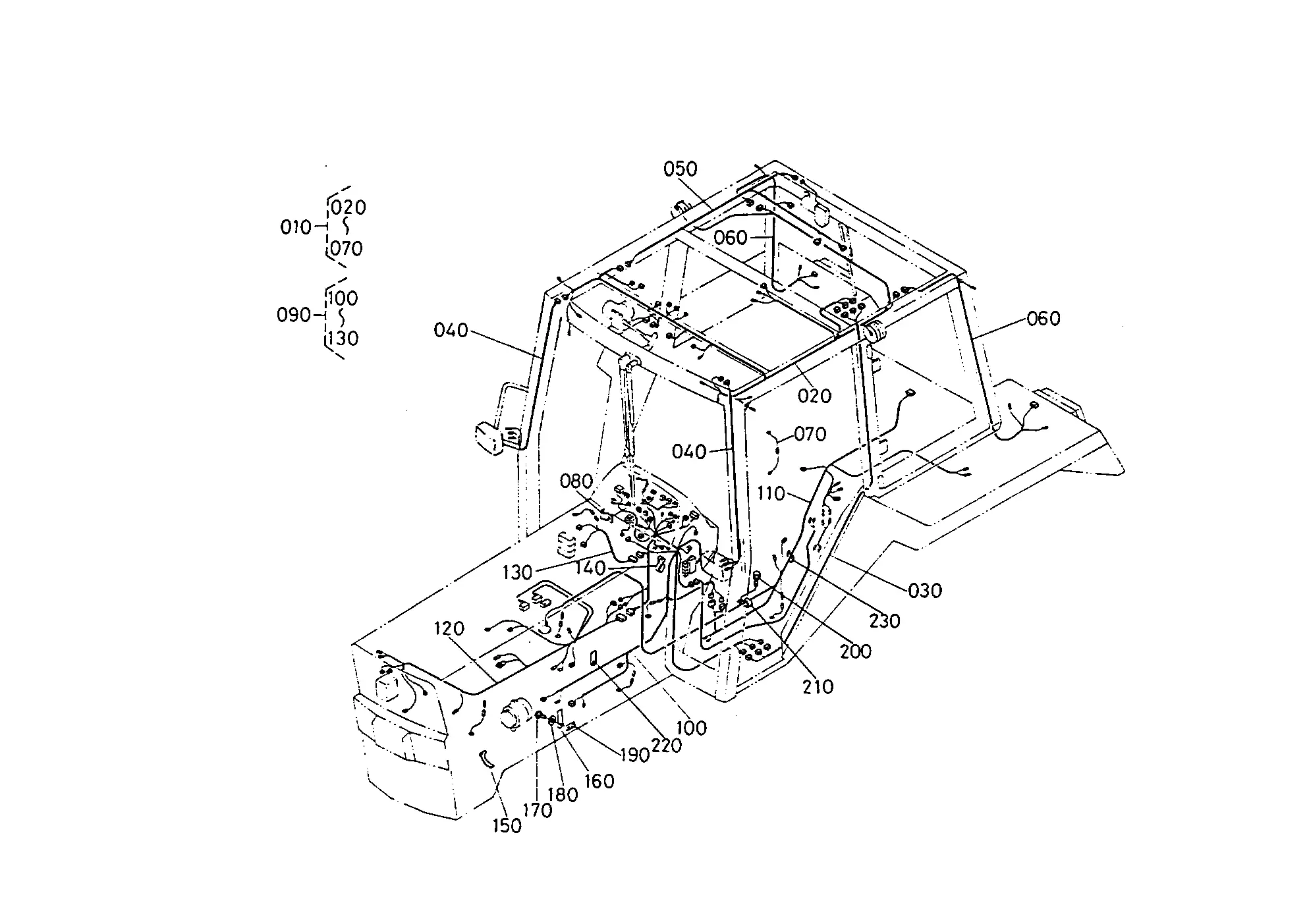 Kubota M7950-CAB (2wd / Cab) Parts Diagrams