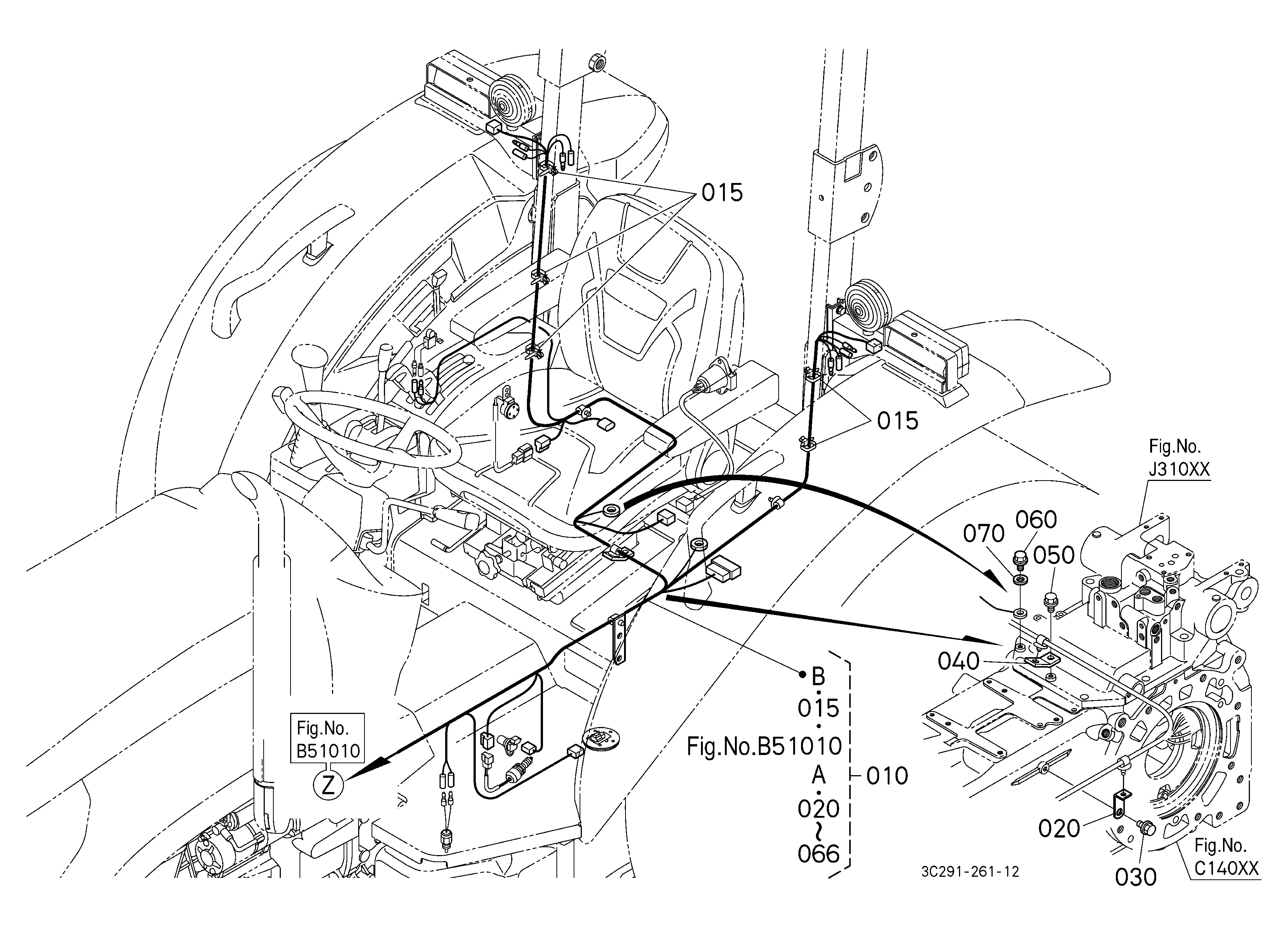 박 ページ Kubota M9540HD (Hydraulic Shuttle, 4wd / Rops) Parts Diagrams