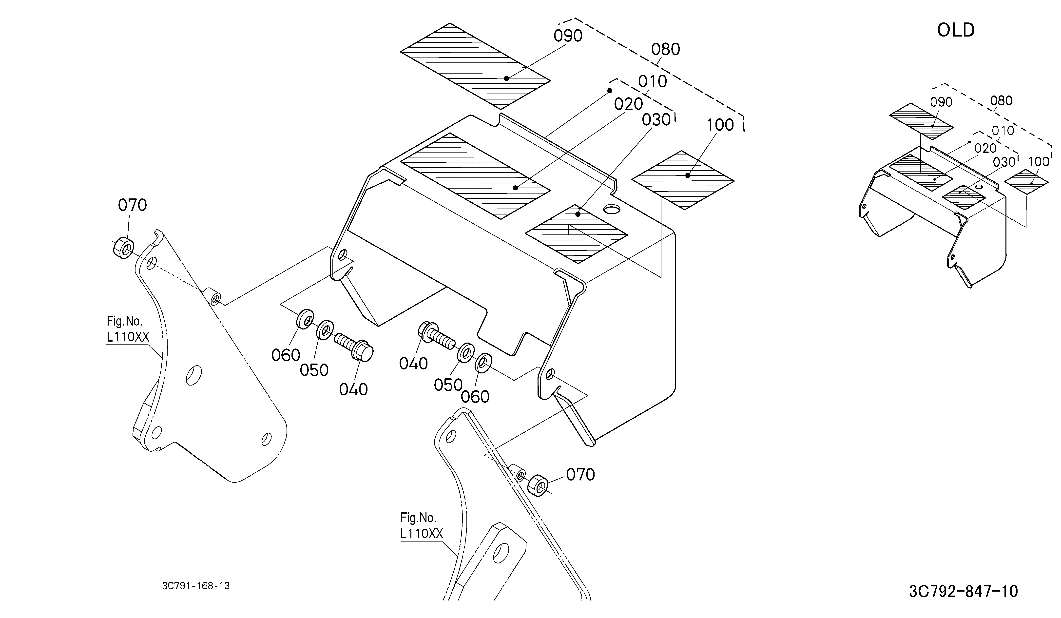 박 ページ Kubota M9540HDC (Hydraulic Shuttle, 4wd / Cabin) Parts Diagrams