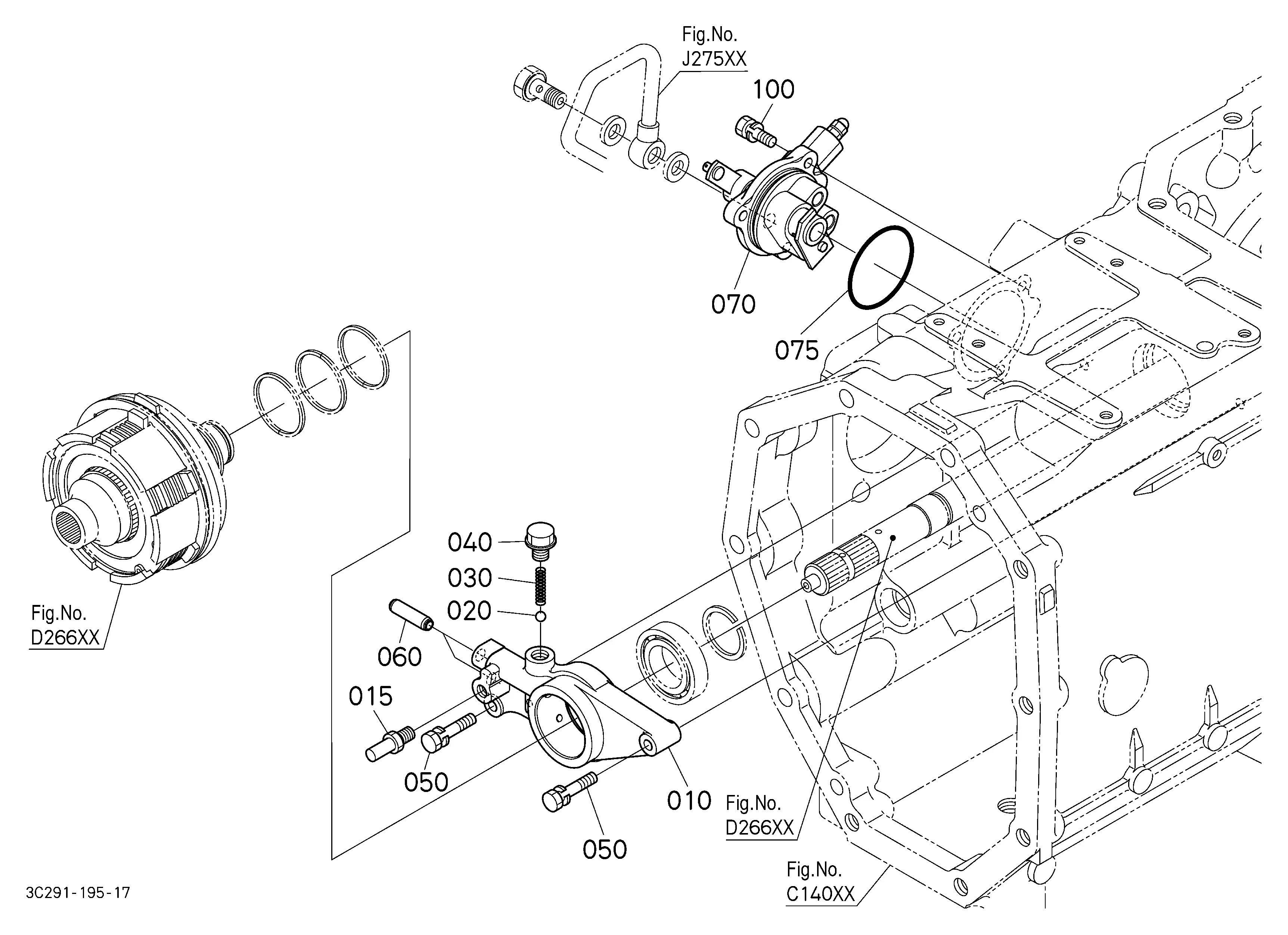 박 ページ Kubota M9540HDC (Hydraulic Shuttle, 4wd / Cabin) Parts Diagrams