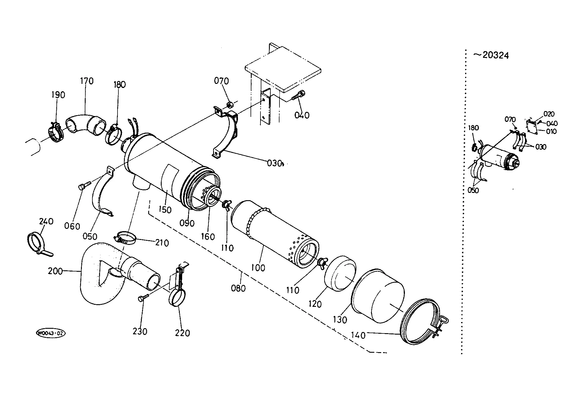 Kubota R400(B) Parts Diagrams