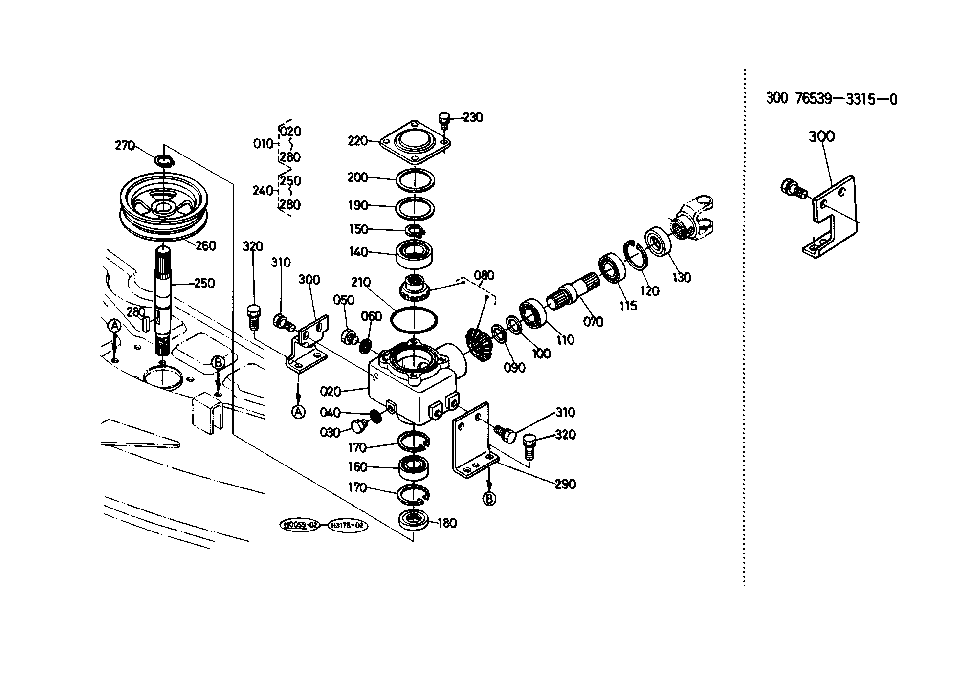 Kubota RC60-71B (MID-MOUNT MOWER FOR B7100HSD) Parts Diagrams