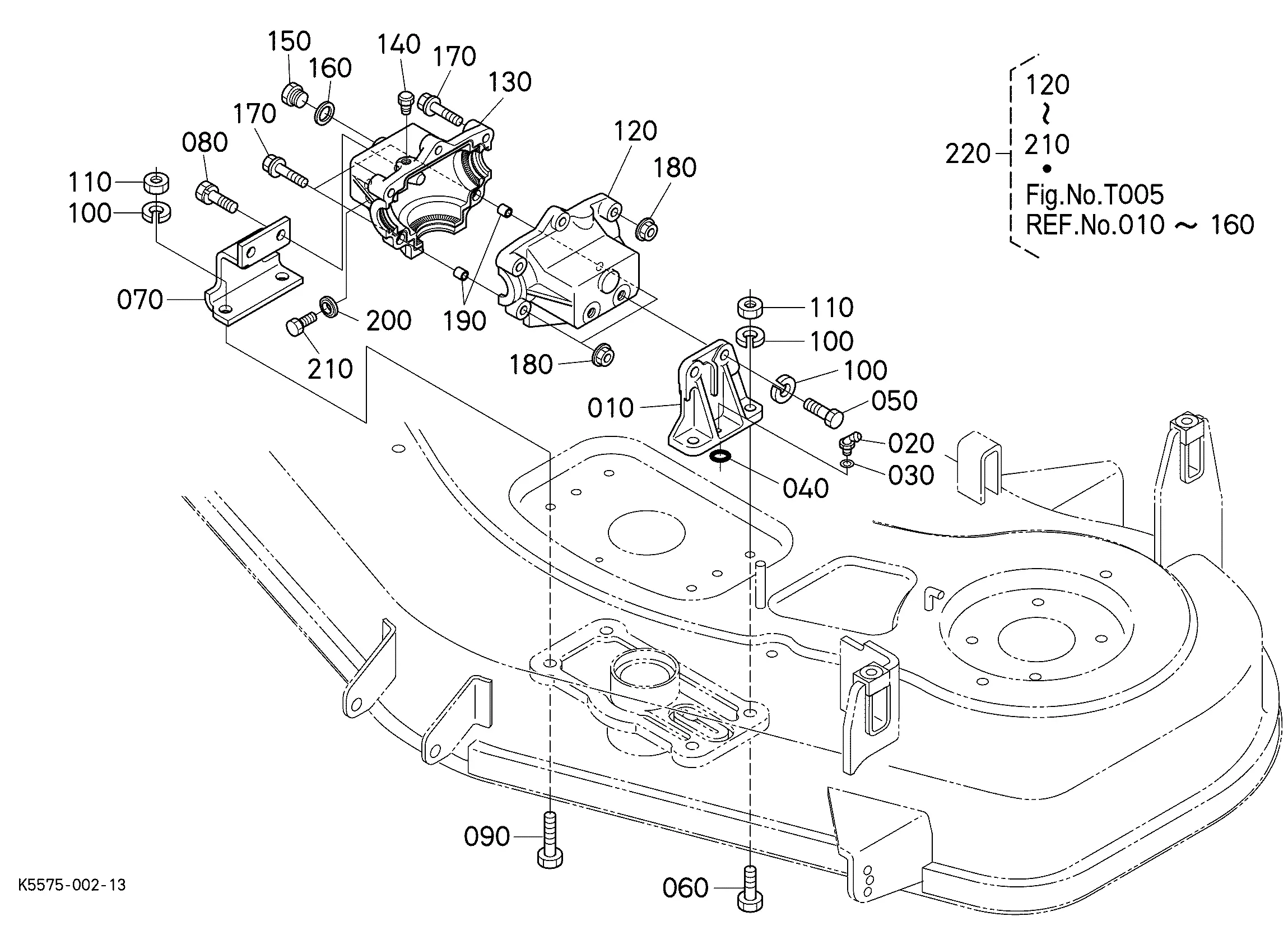 Kubota RCK54-23ZG (REPL MWR / 23ZG) Parts Diagrams