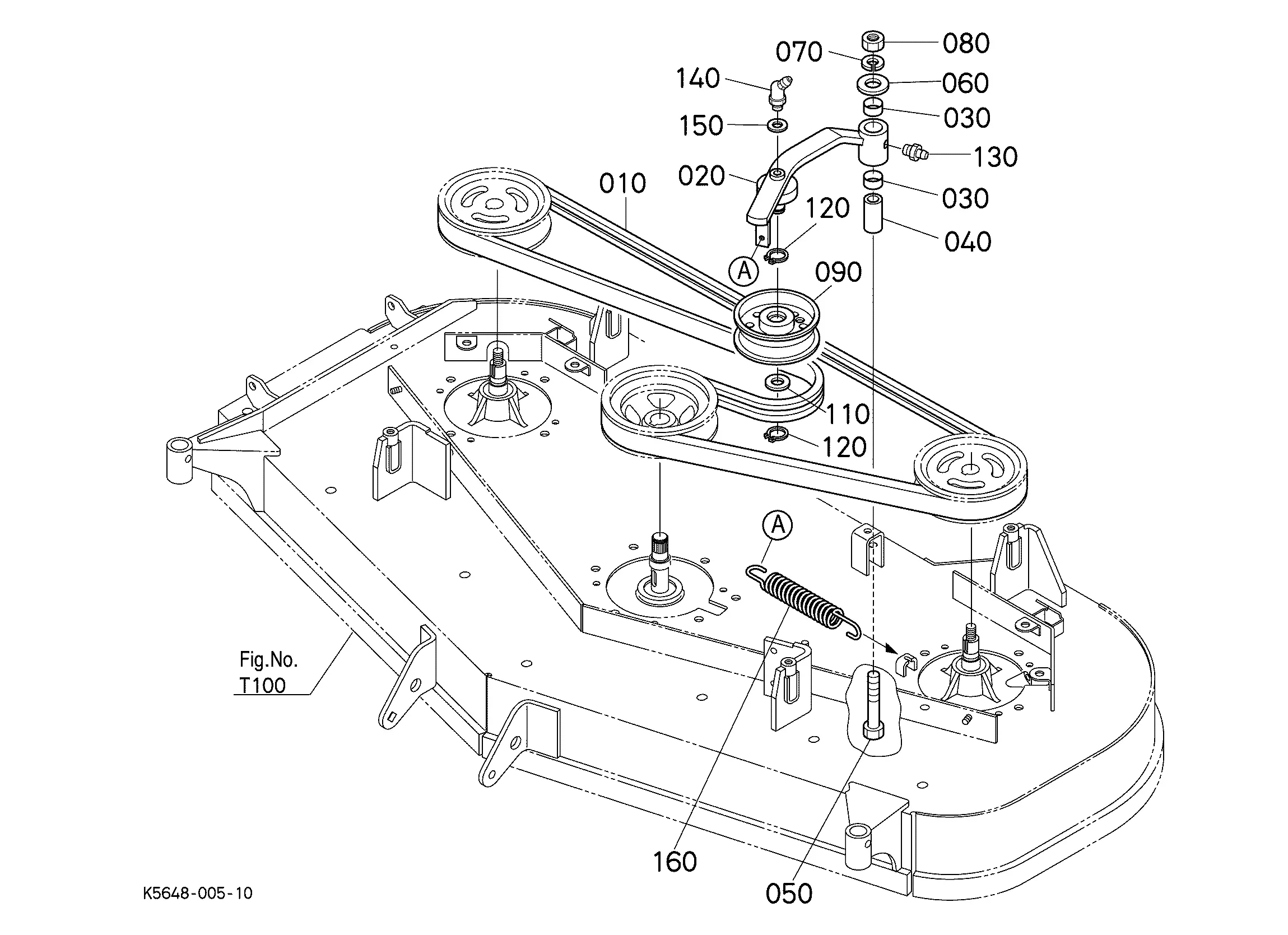 割引価格 DECK MWR (REPL RCK60P-28Z(ZD25F) Kubota / Diagrams Parts ZD) 武具