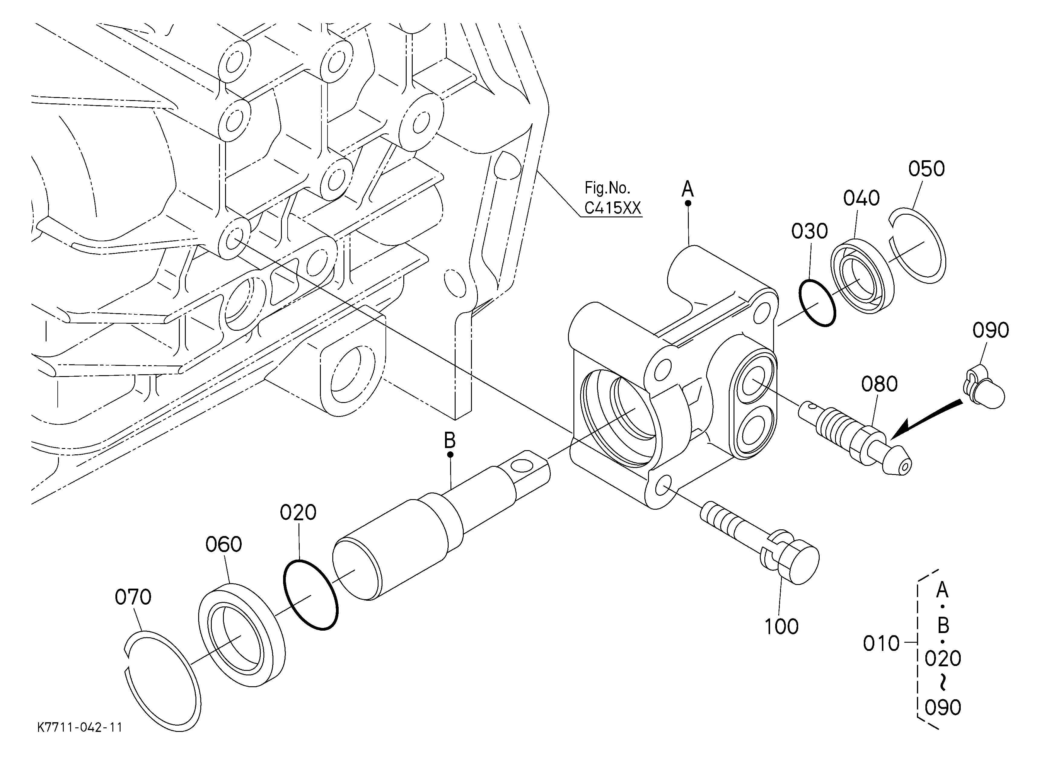 Kubota RTV1140CPX (Orange model) Parts Diagrams