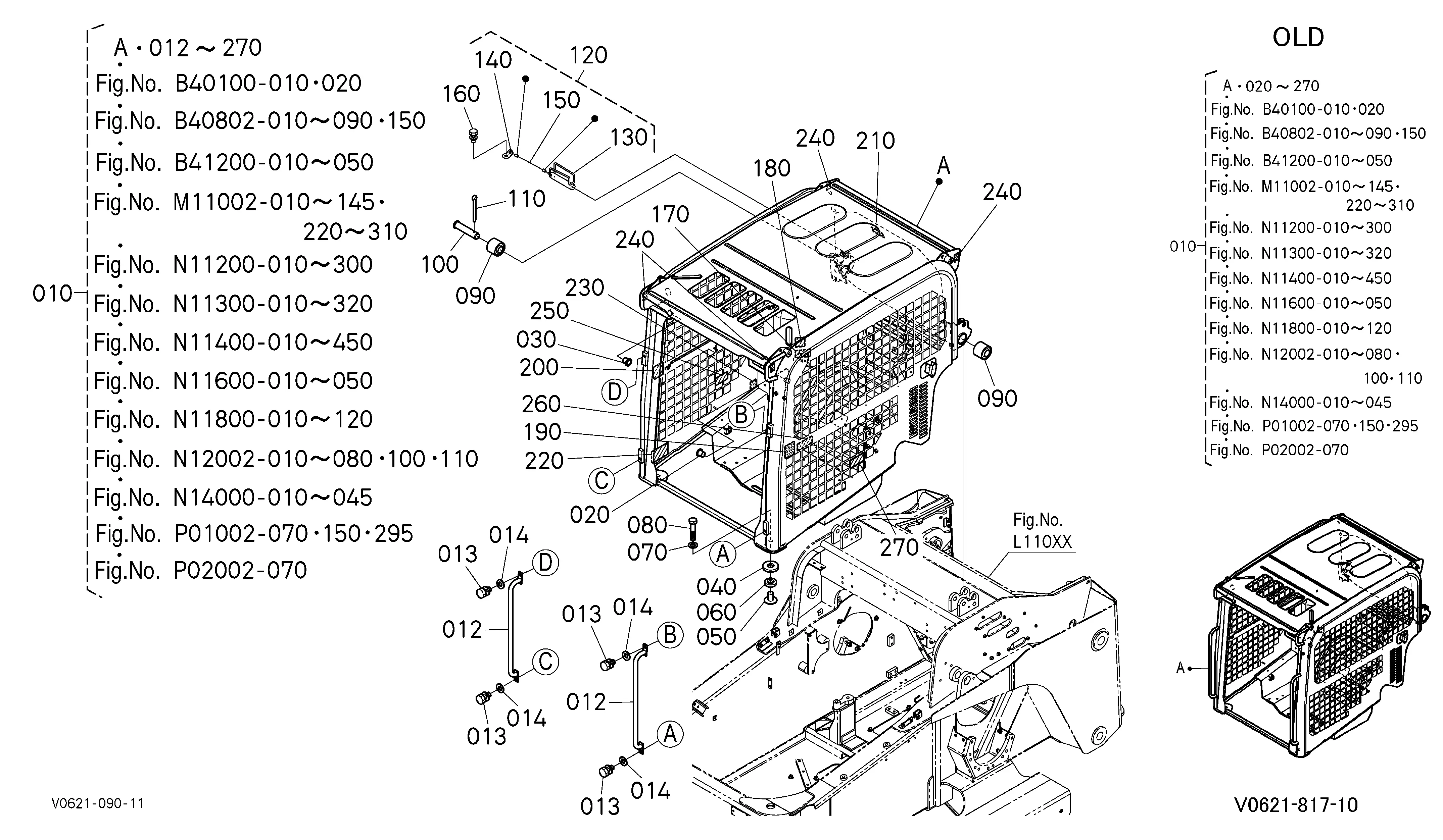 Kubota SVL90-2C (Closed Cab Interim Tier4) Parts Diagrams