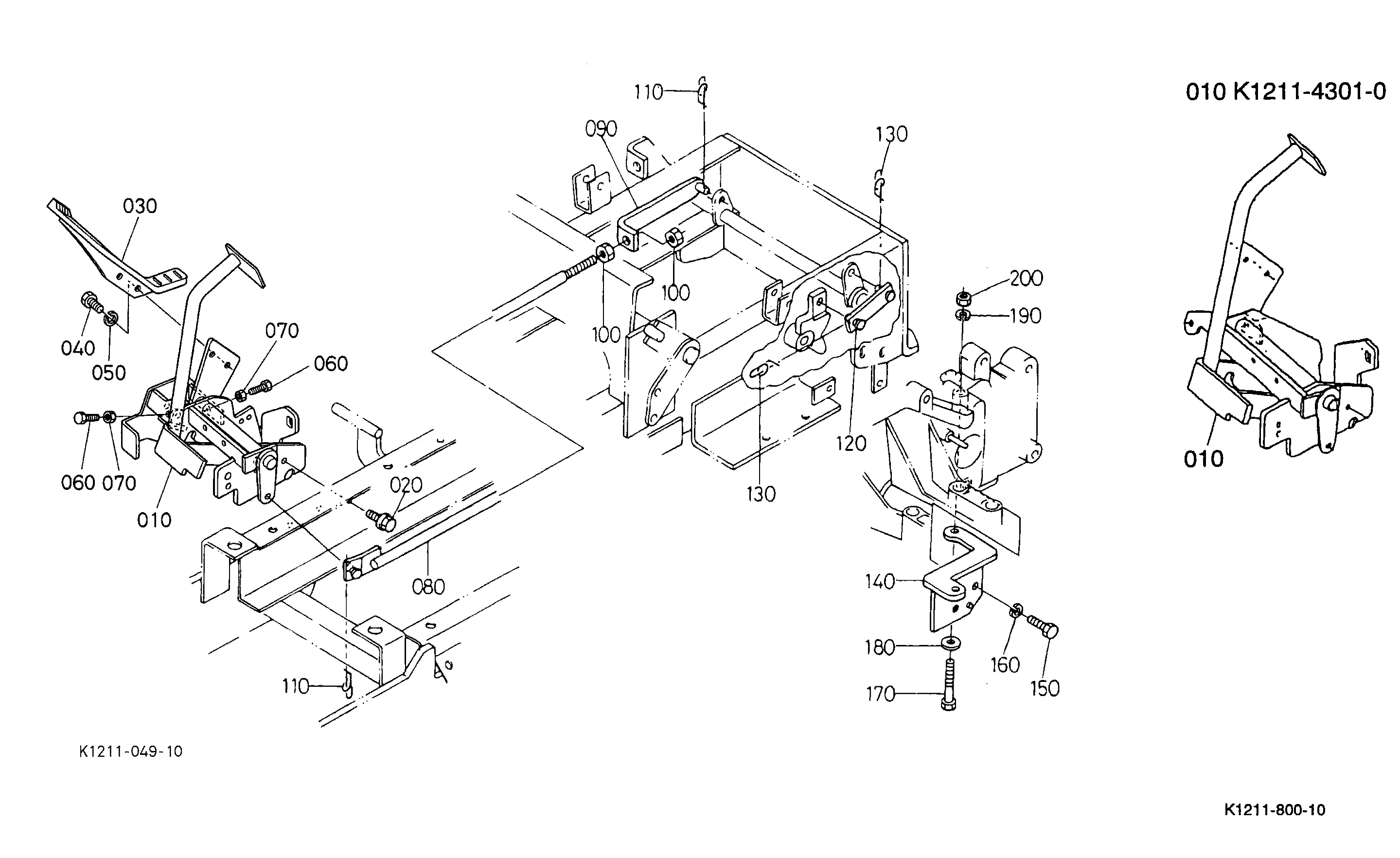 Kubota TG1860 (Diesel) Parts Diagrams