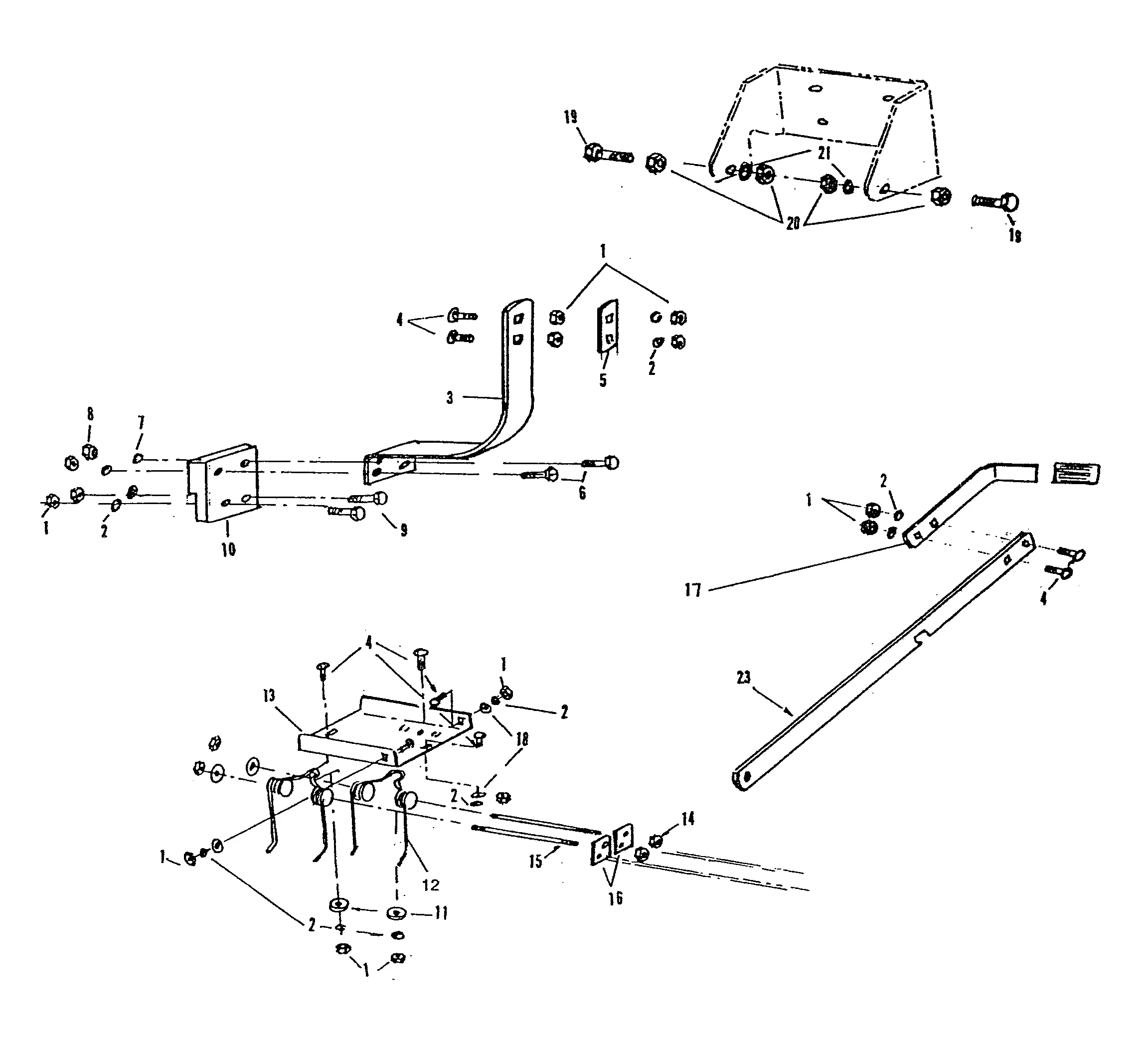 Kubota TG3039 (THATCHER MTG. KIT) Parts Diagrams
