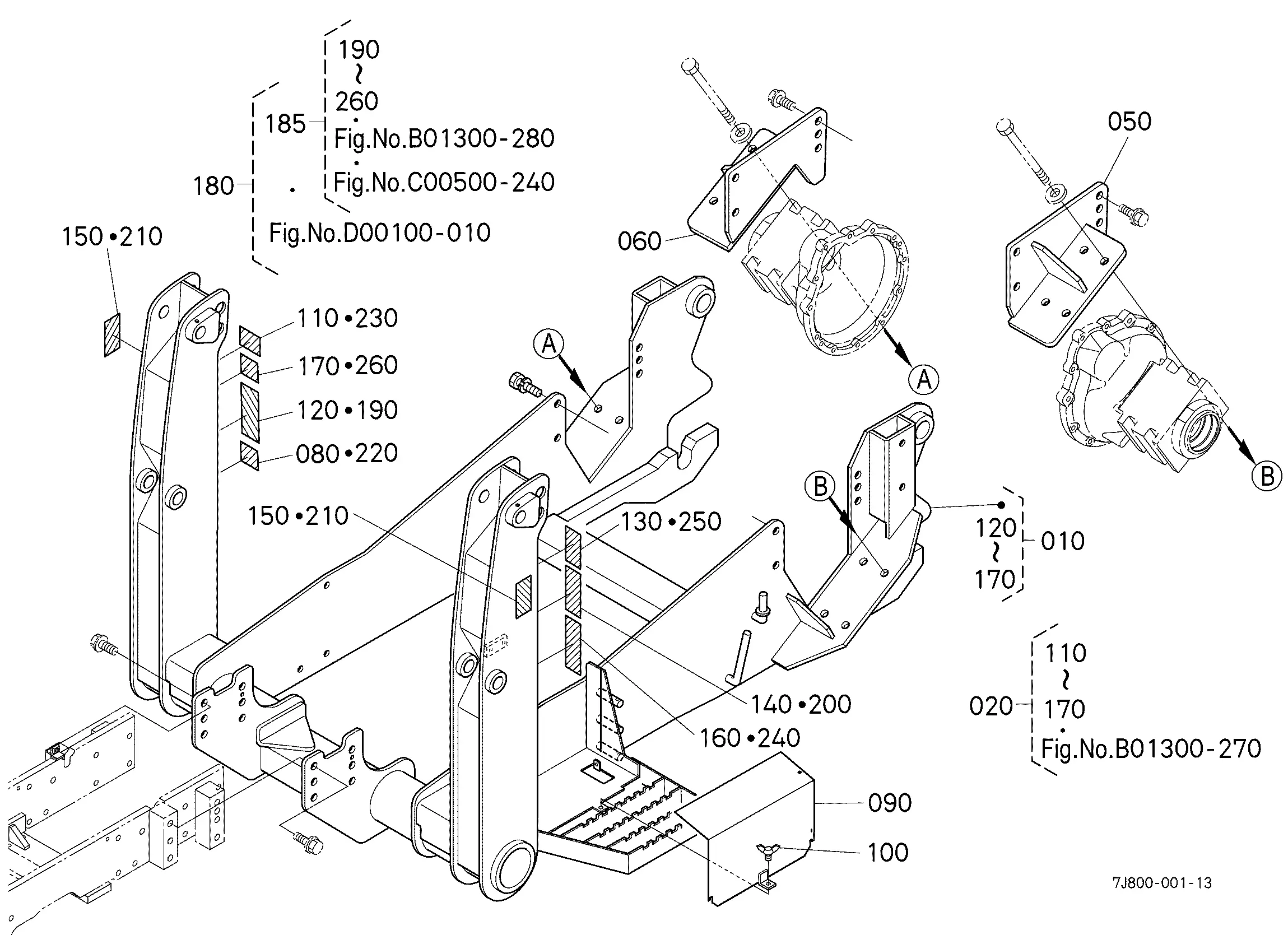 くぼたま Front Rear Interior Door Handle for 95 - 03 Protege Mazda 626 Pair