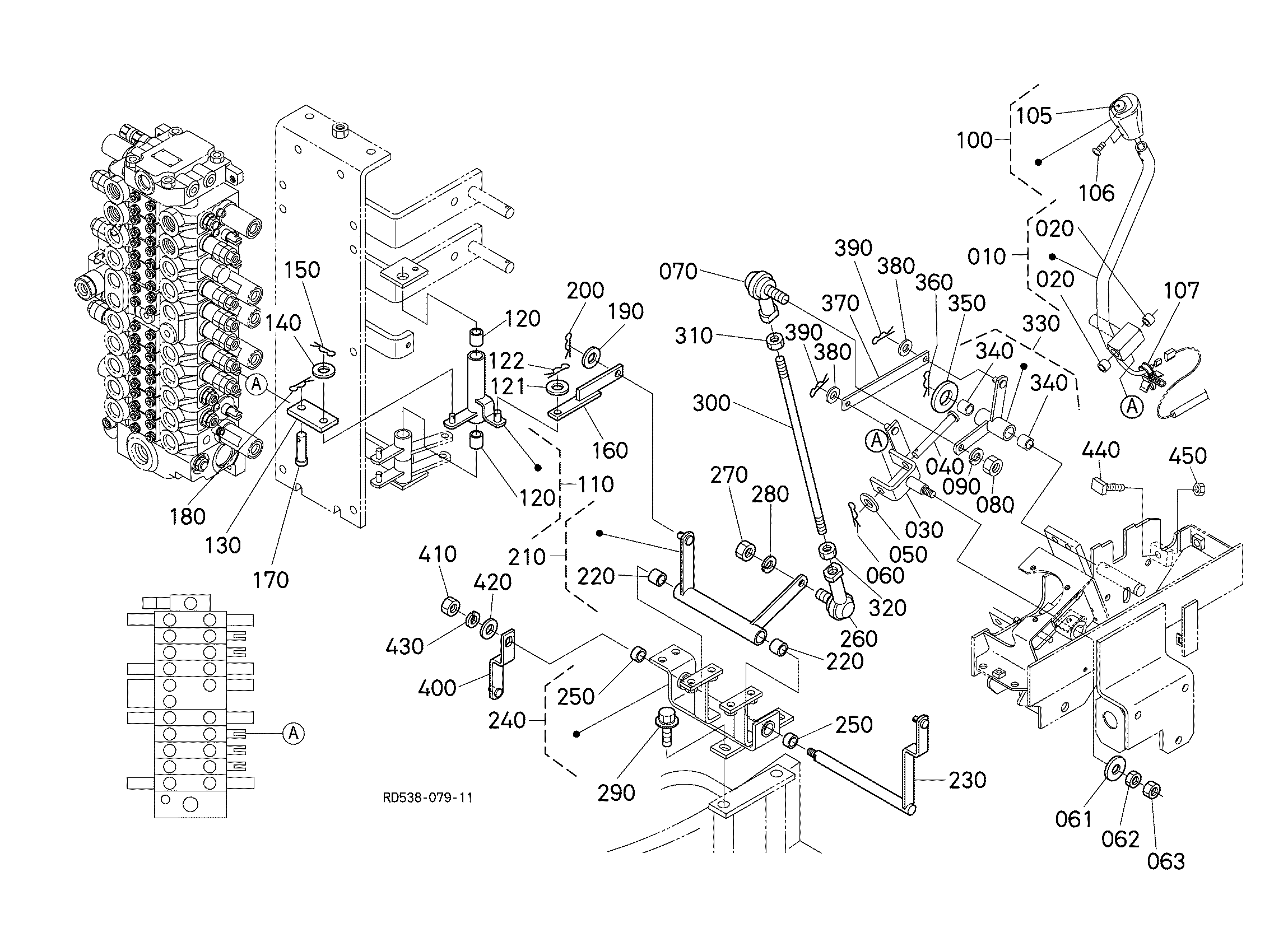 Kubota U45S (SN:30000-69999 / Super Series) Parts Diagrams