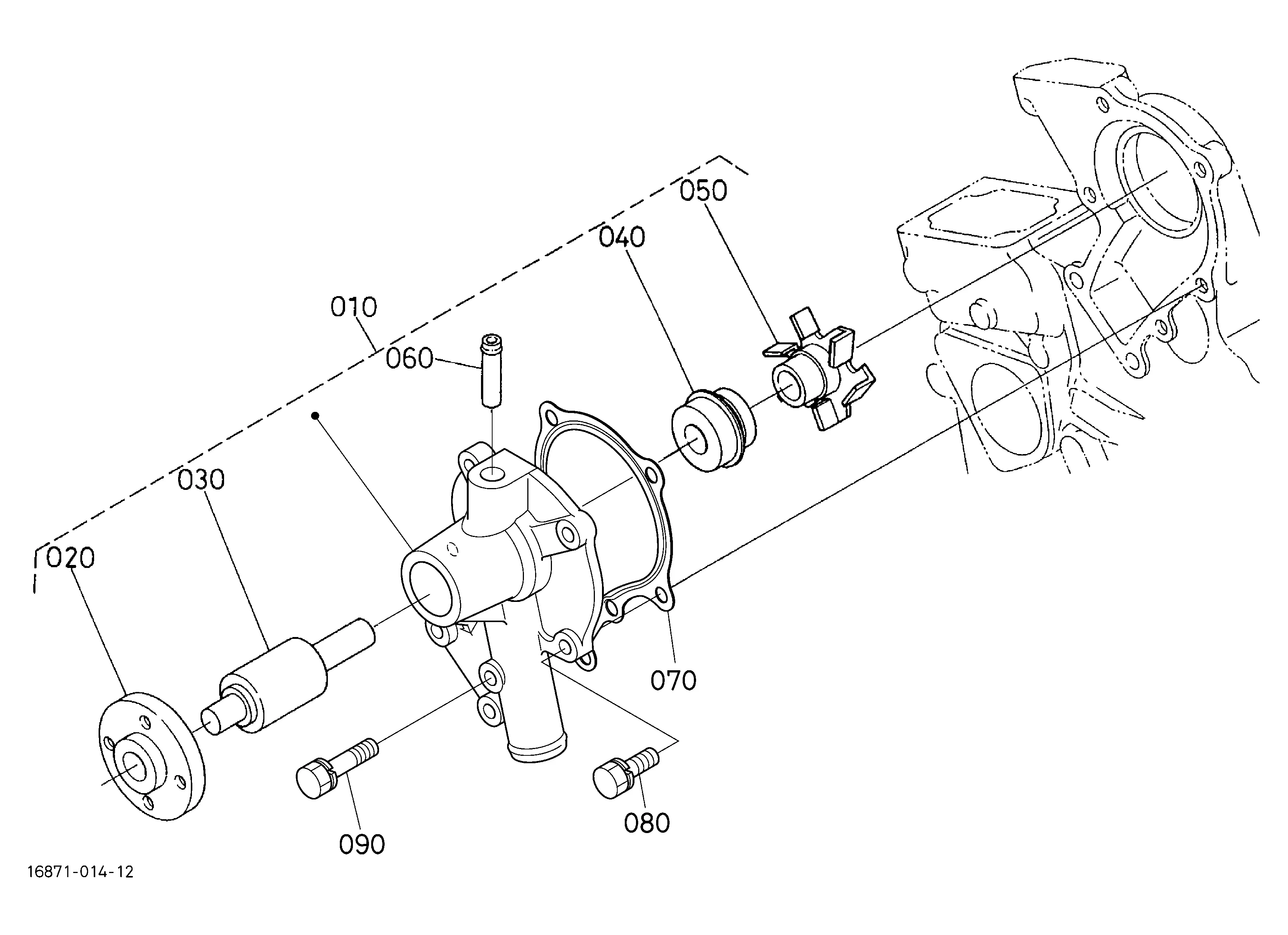 Kubota ZD18F (With rops) Parts Diagrams