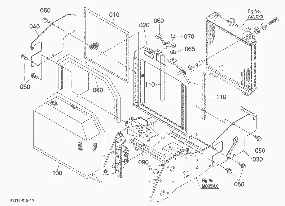 Kubota ZD221 (N / A) Parts Diagrams