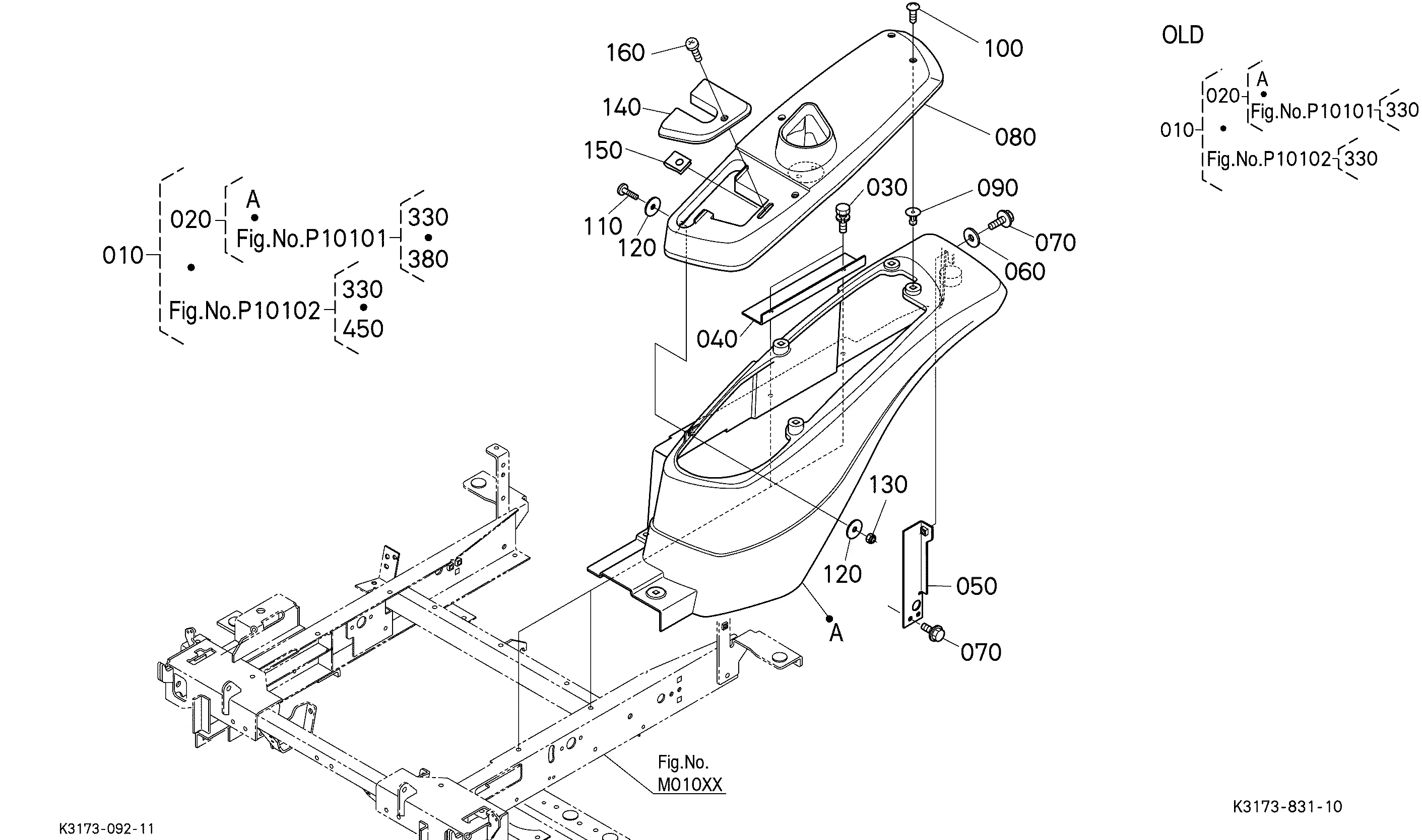 亀図 Kubota ZD323 (N/A) Parts Diagrams