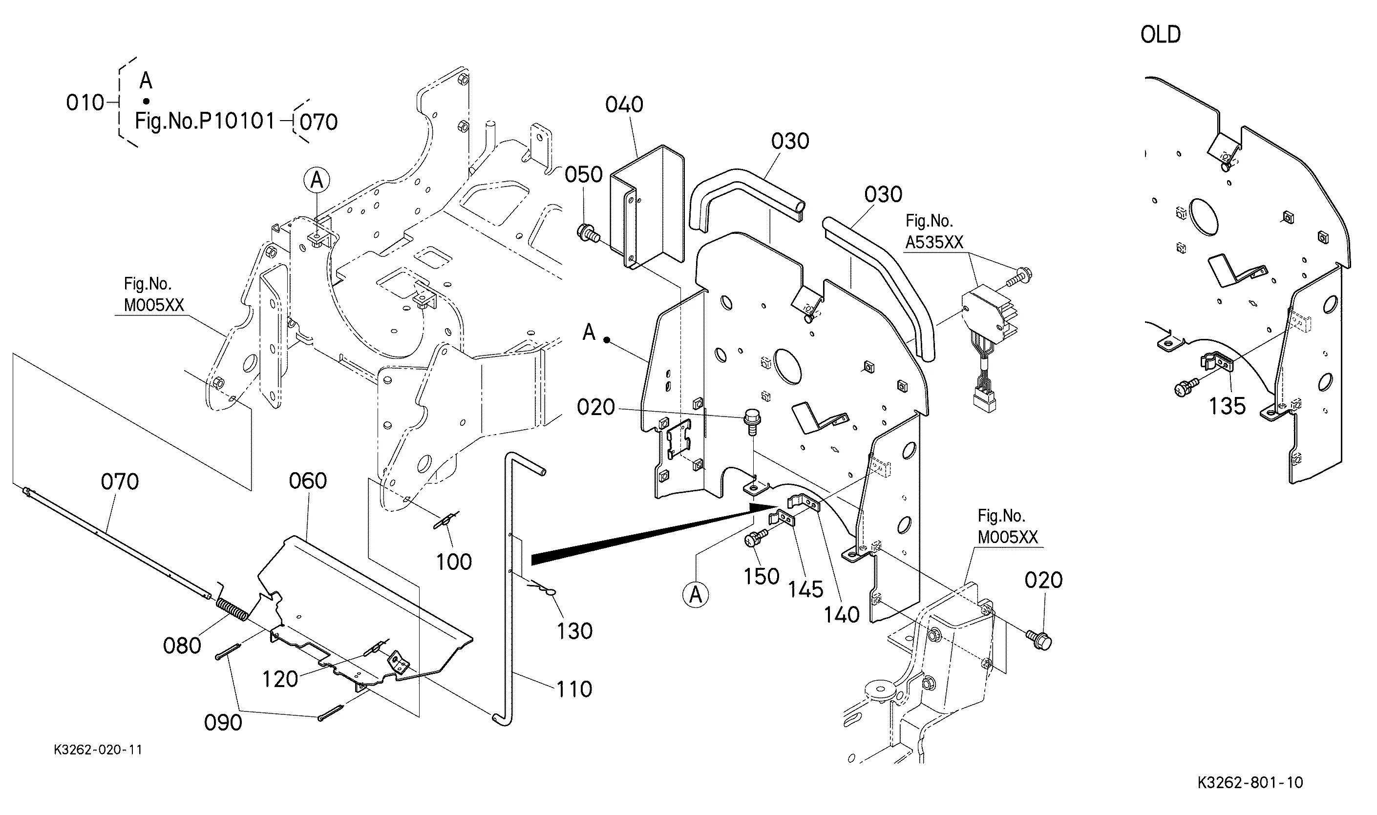 Kubota ZG222A (Commercial deck / 2011-) Parts Diagrams