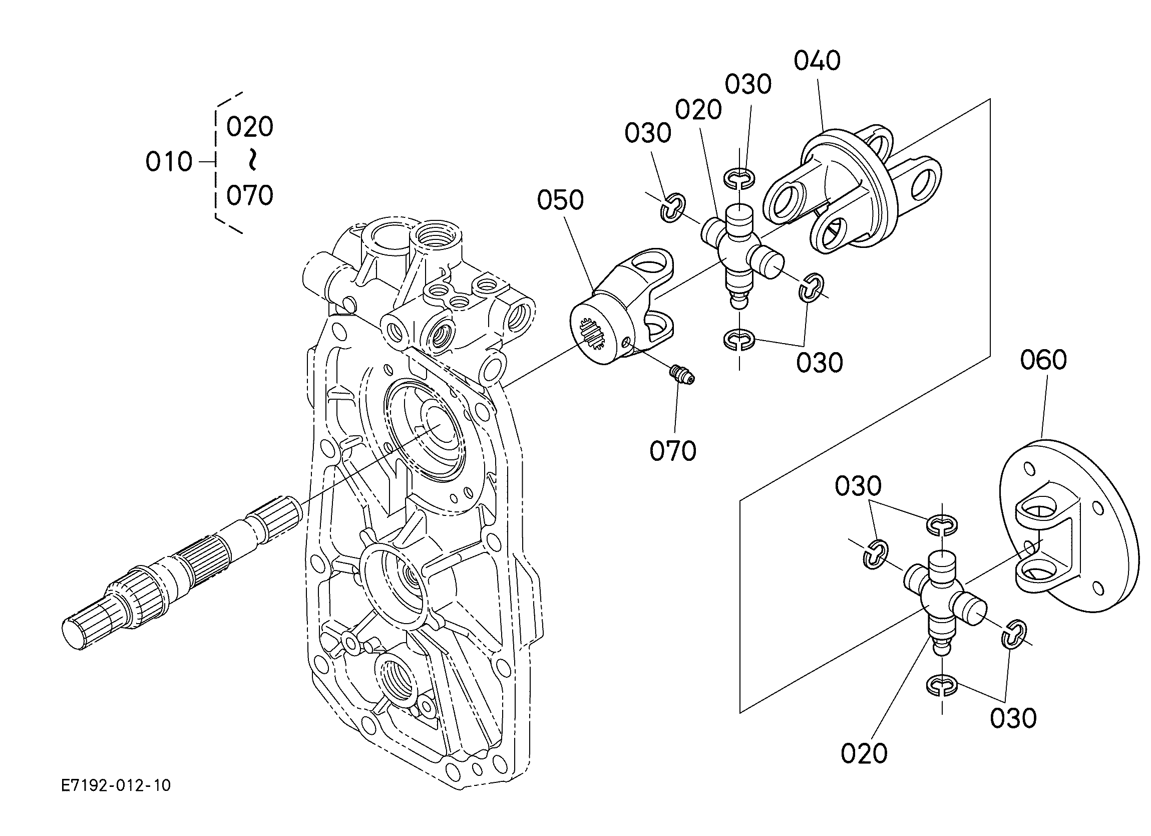 Kubota ZG23 (N/A) Parts Diagrams