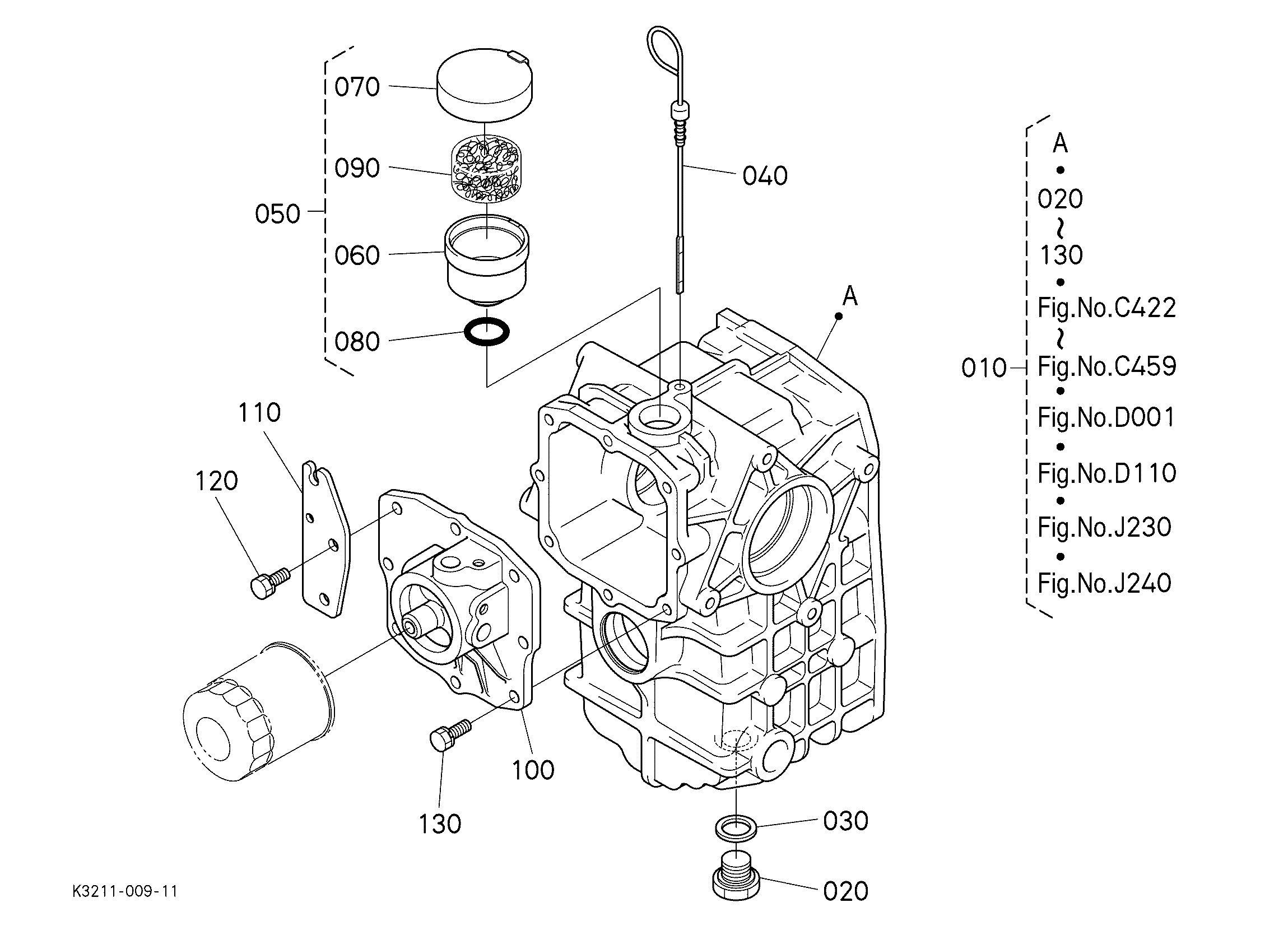 Kubota ZG23 (N/A) Parts Diagrams
