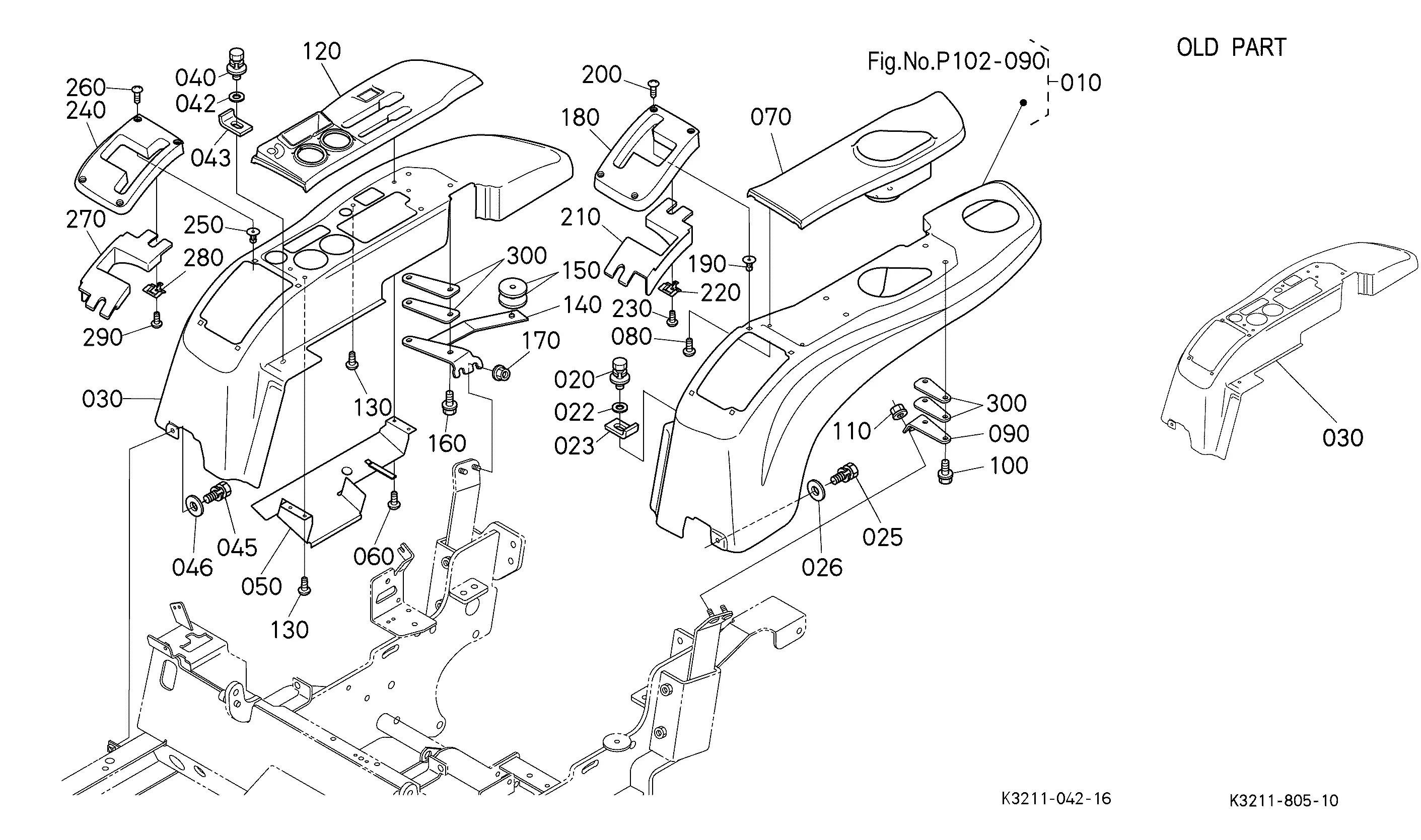 Kubota ZG23 (N/A) Parts Diagrams