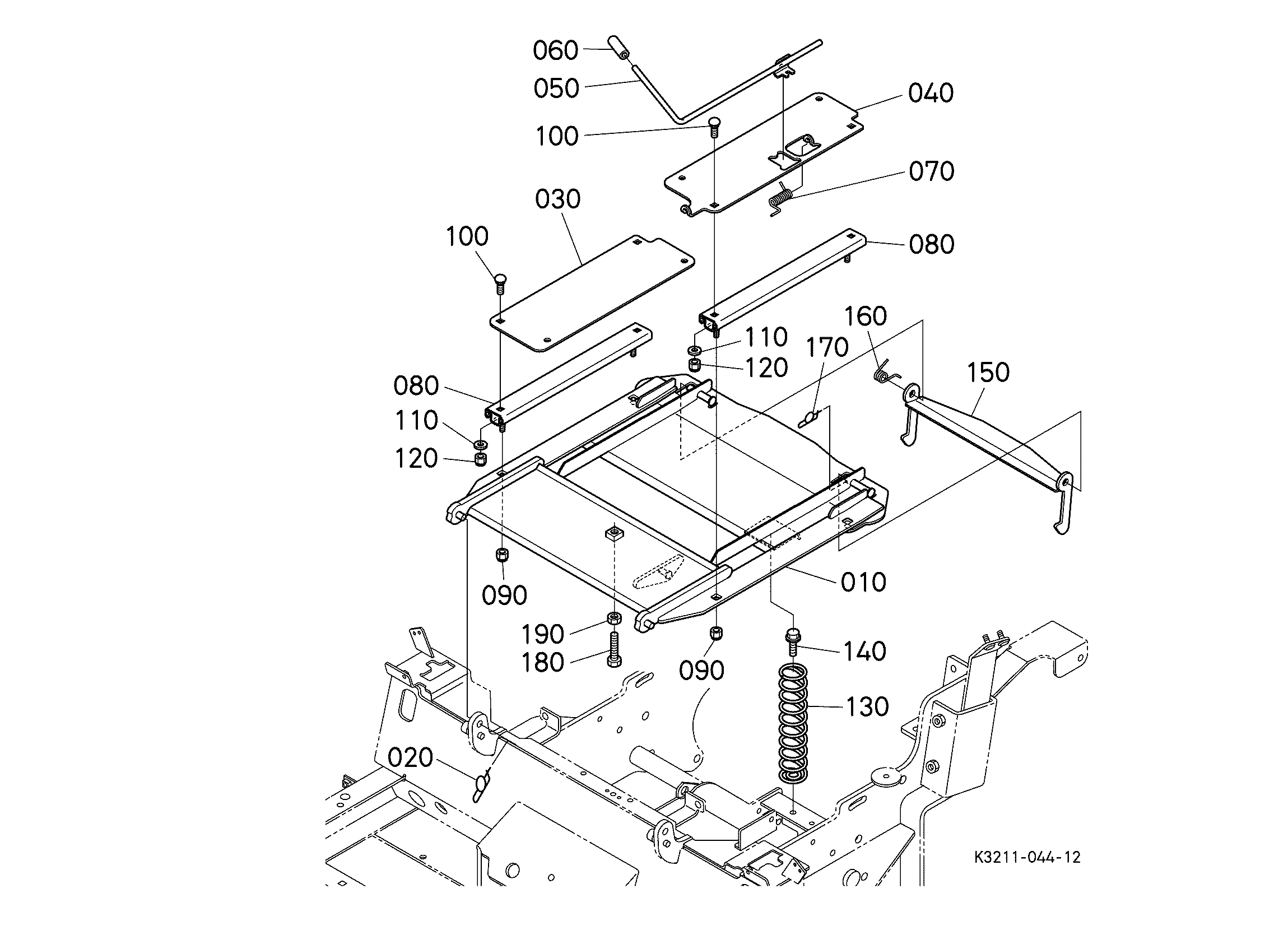 Kubota ZG23 (N/A) Parts Diagrams