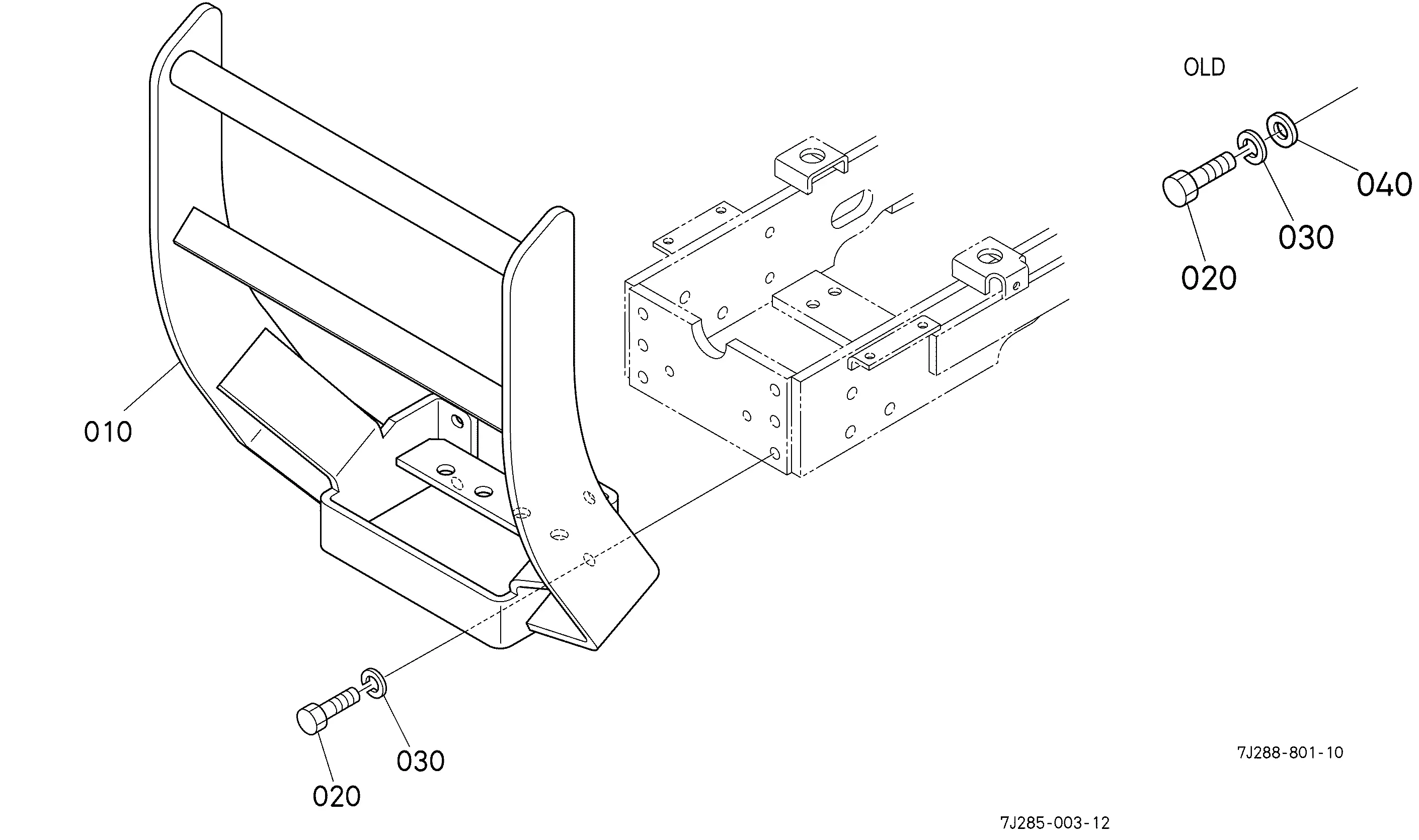 Kubota LA524 (FRONT LOADER FOR L3200/L3800 W/Q.A.) Parts Diagrams