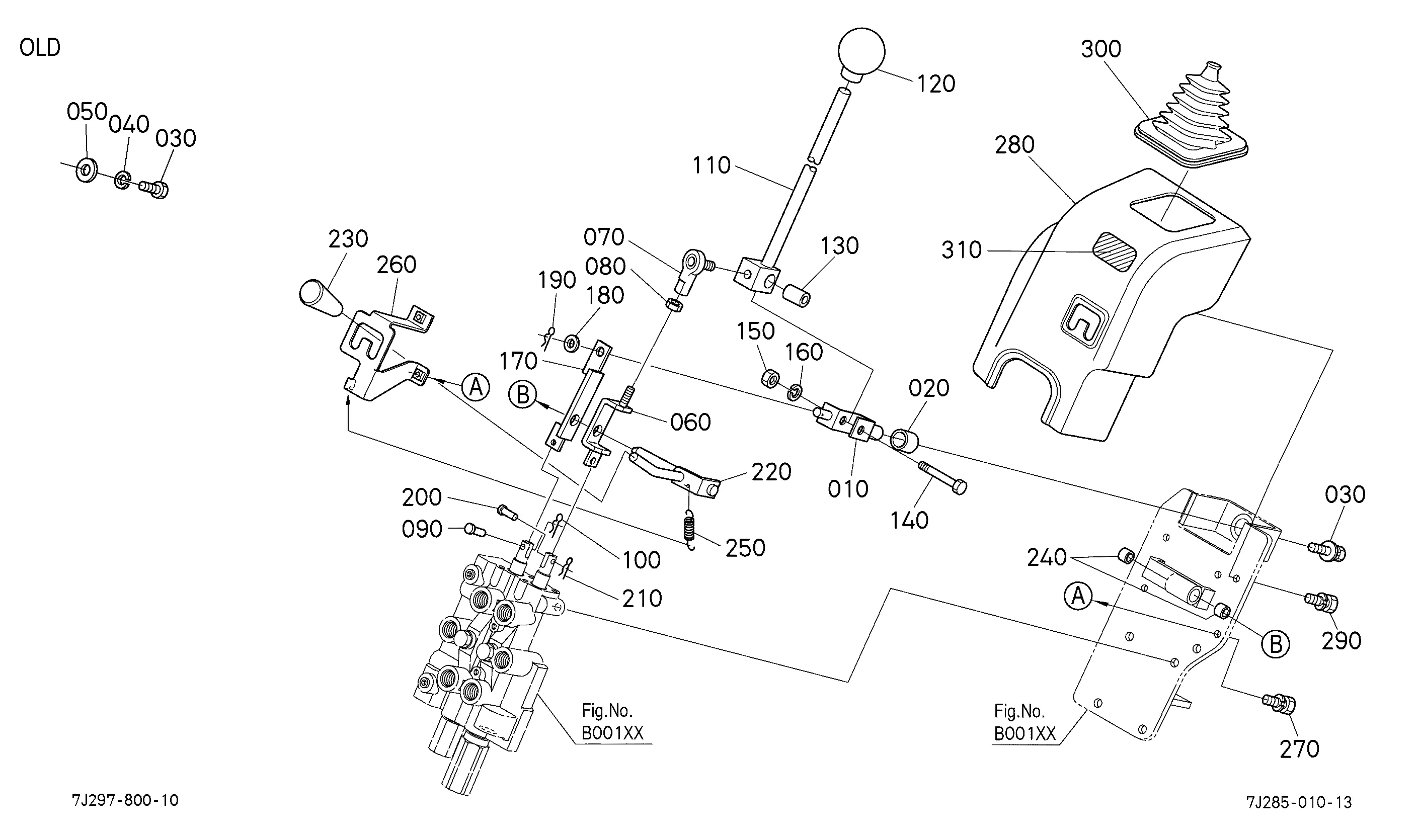 Kubota LA524 (FRONT LOADER FOR L3200/L3800 W/Q.A.) Parts Diagrams