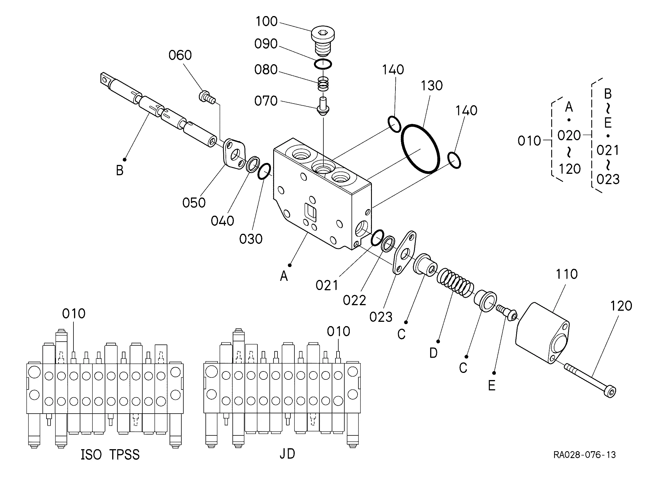 Kubota K008-3(KTC/KCL) (K008T4) Parts Diagrams