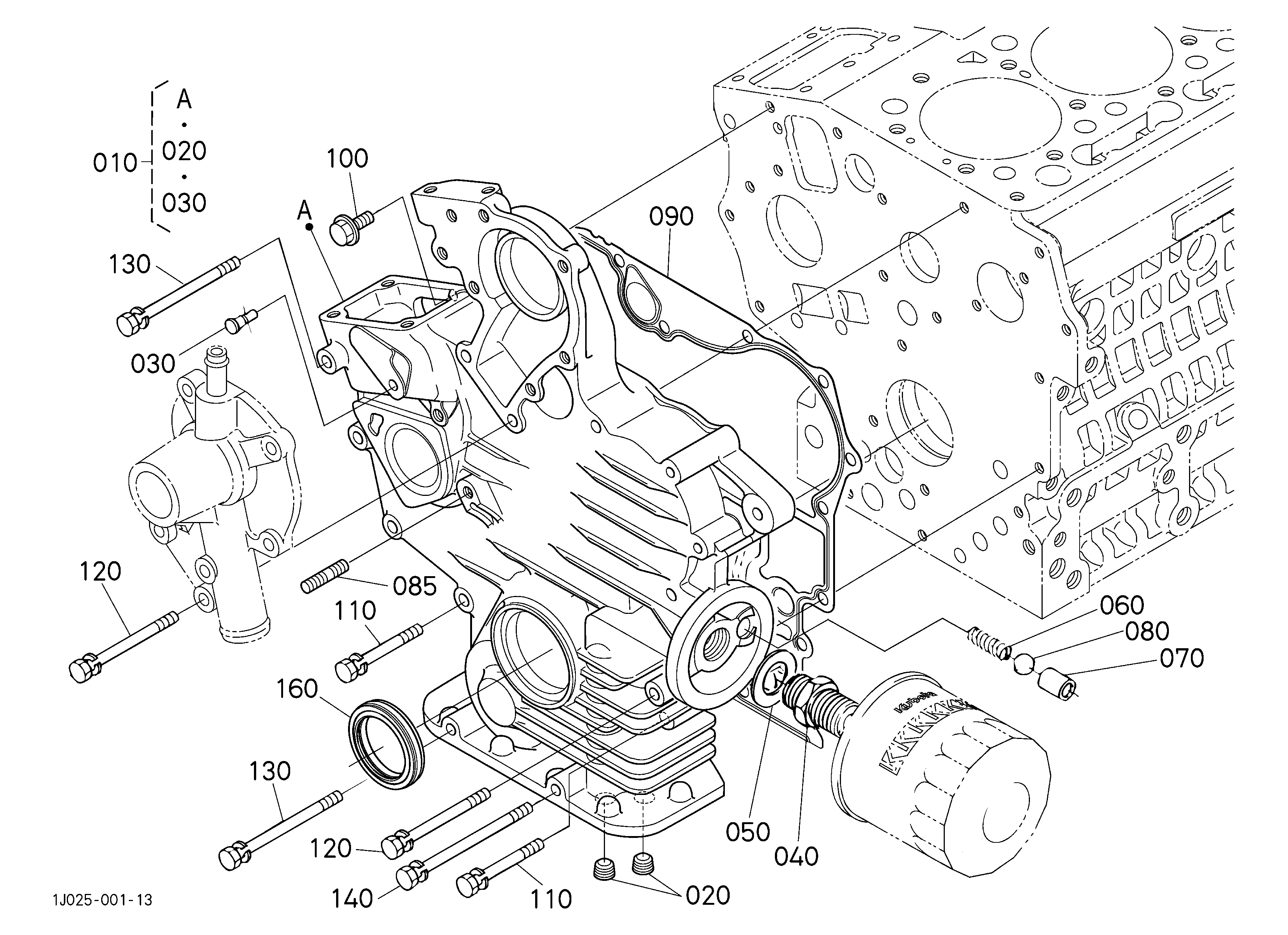 Kubota BX2370 (4WD TRACTOR W/ FOLDABLE ROPS) Parts Diagrams