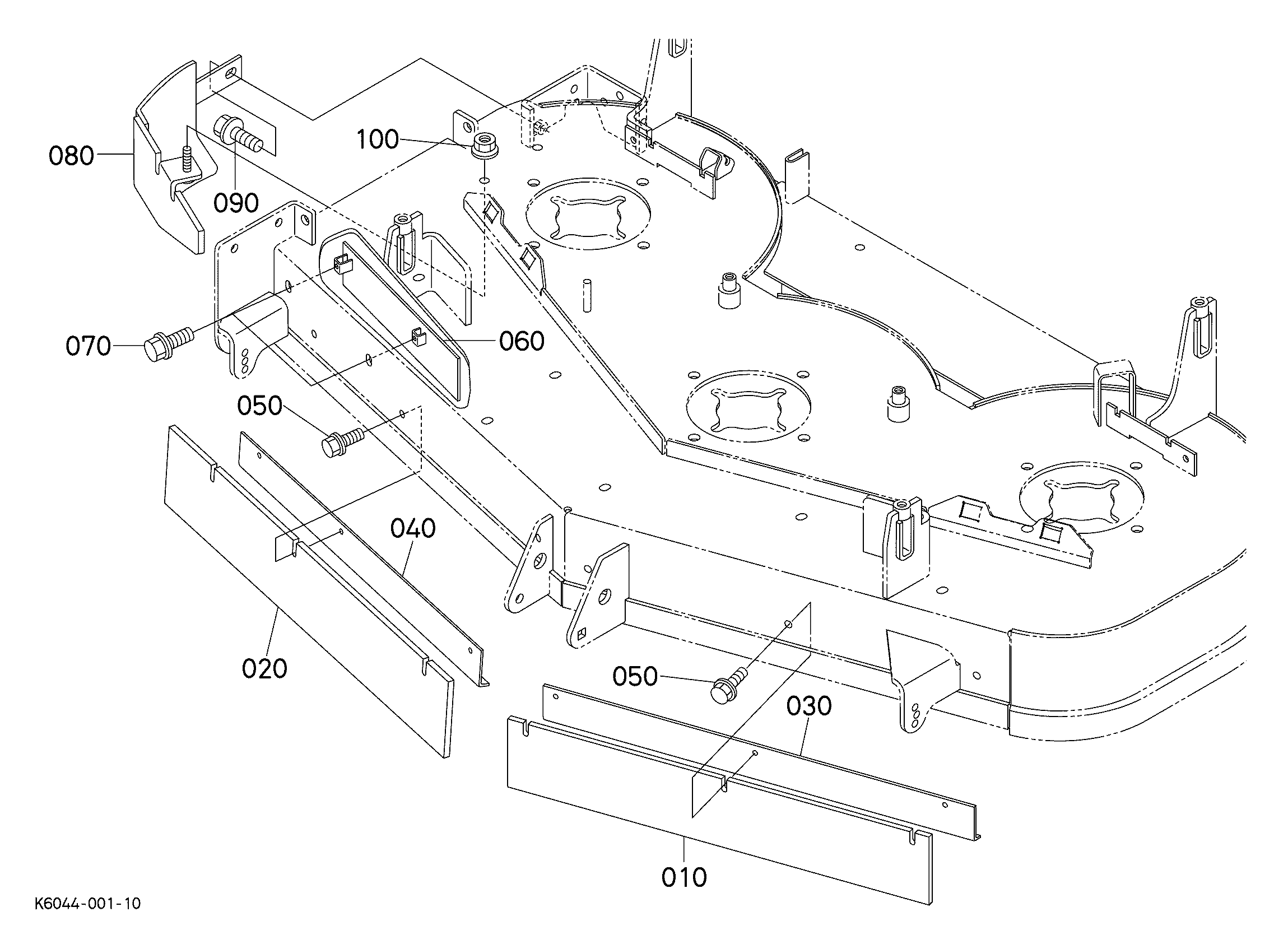 ＊原画オーダー＊ Kubota GCK54-700Z (GRASS CATCHER FOR 54