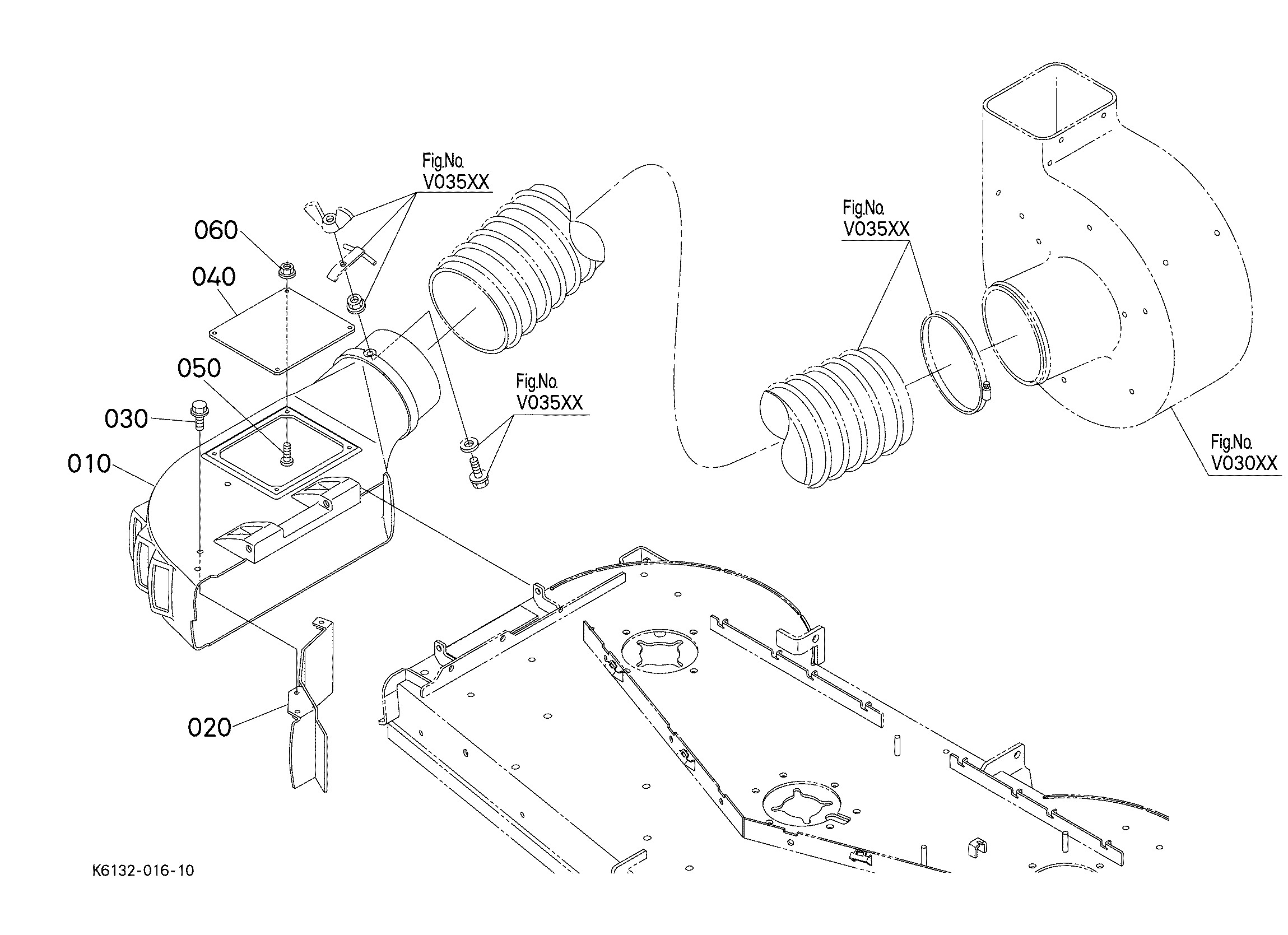 Kubota GCK72-F39 (GRASS CATCHER) Parts Diagrams