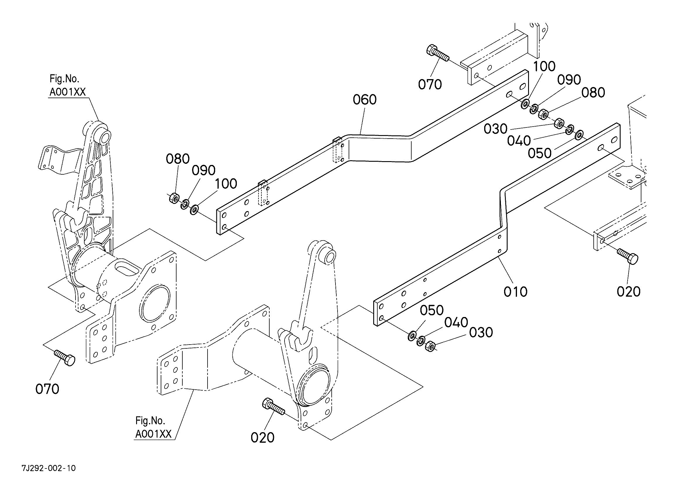 Kubota LA1055 Parts Diagrams