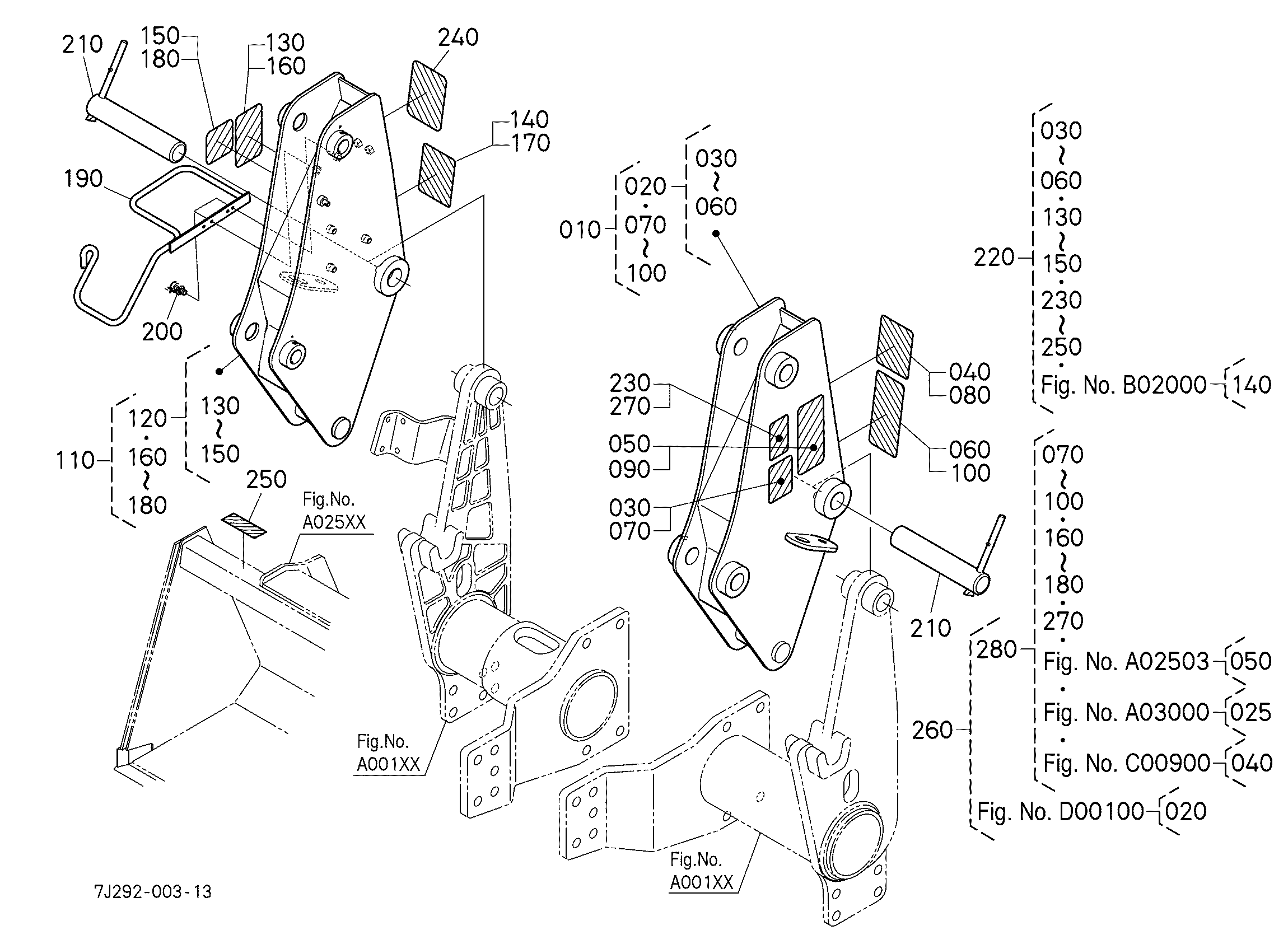 Kubota LA1055 Parts Diagrams