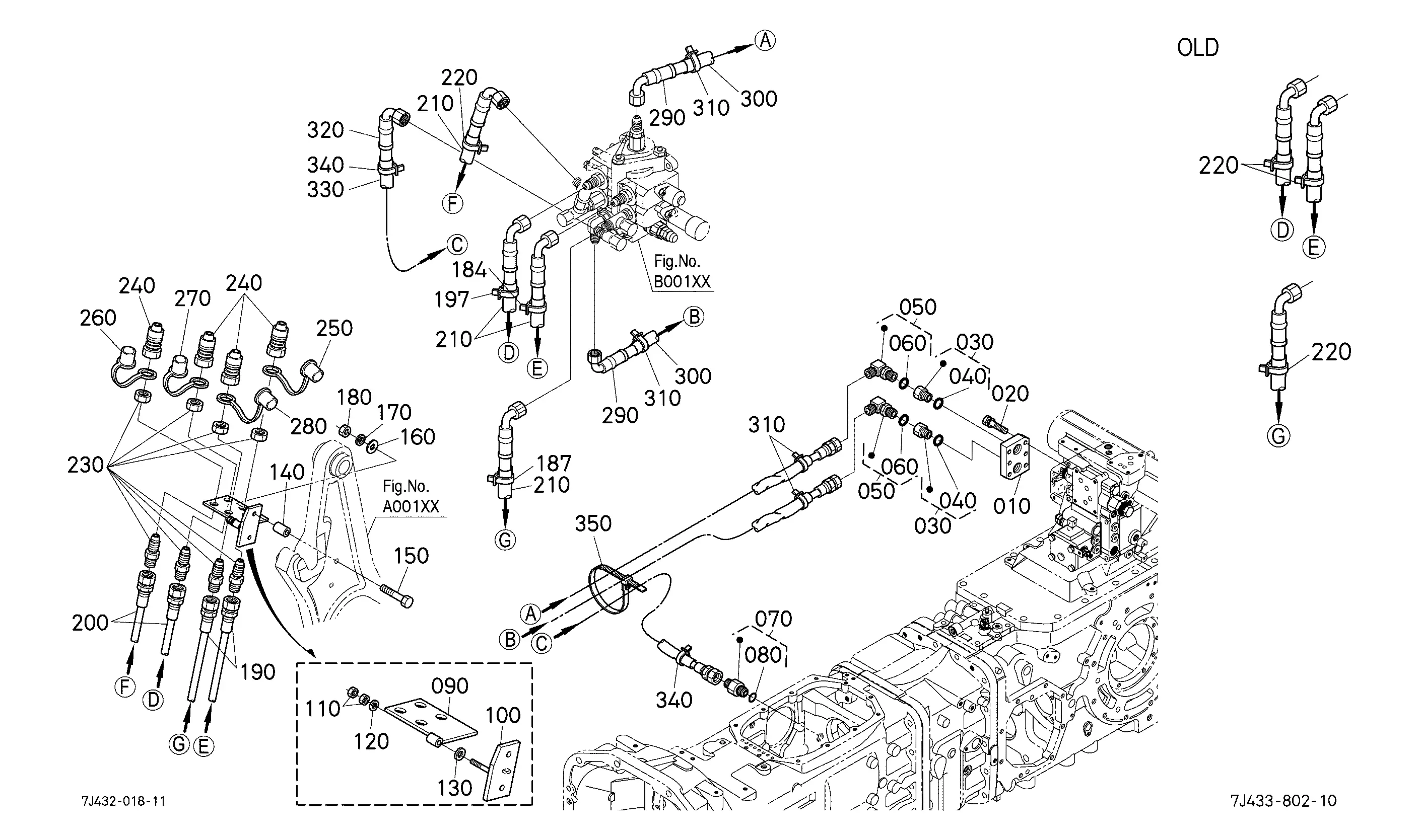 Kubota LA1954E (FRONT LOADER) Parts Diagrams