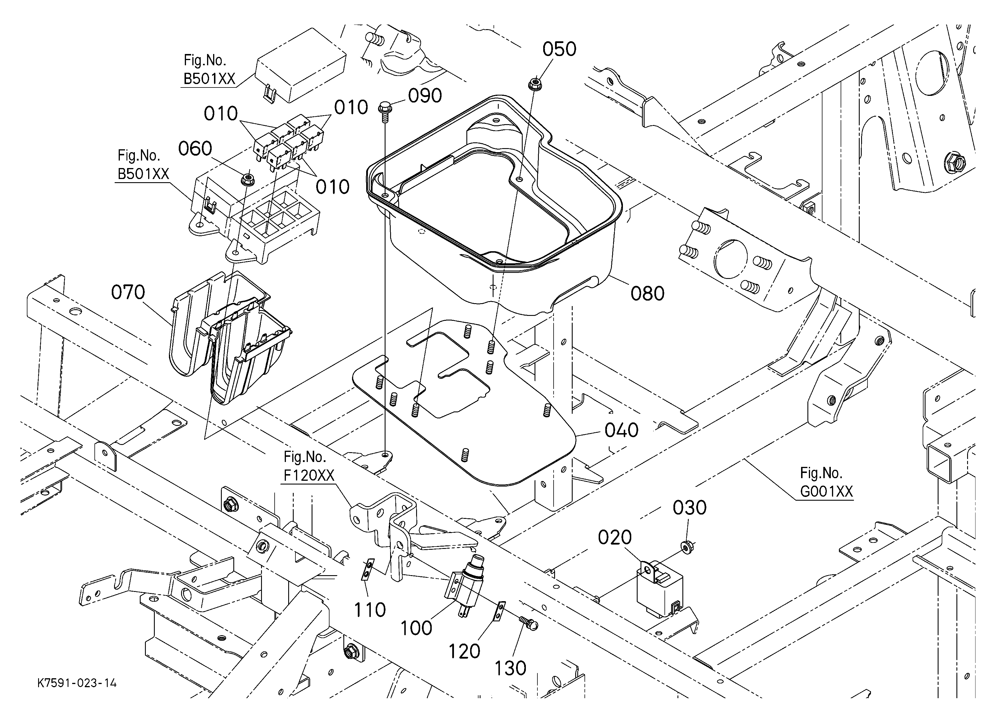 Kubota RTV-X900R (UV CAMO) Parts Diagrams