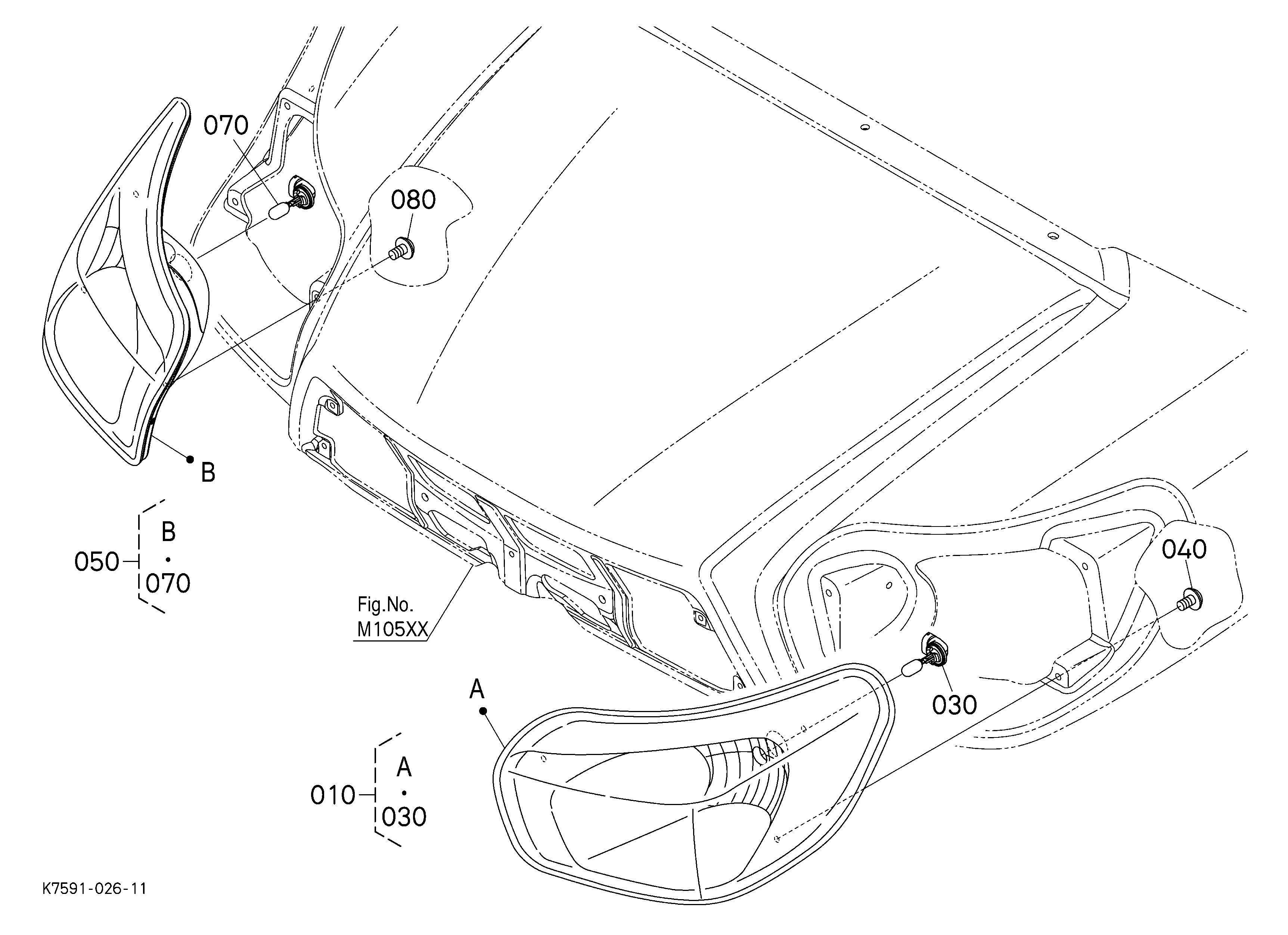 Kubota RTV-X900R (UV CAMO) Parts Diagrams