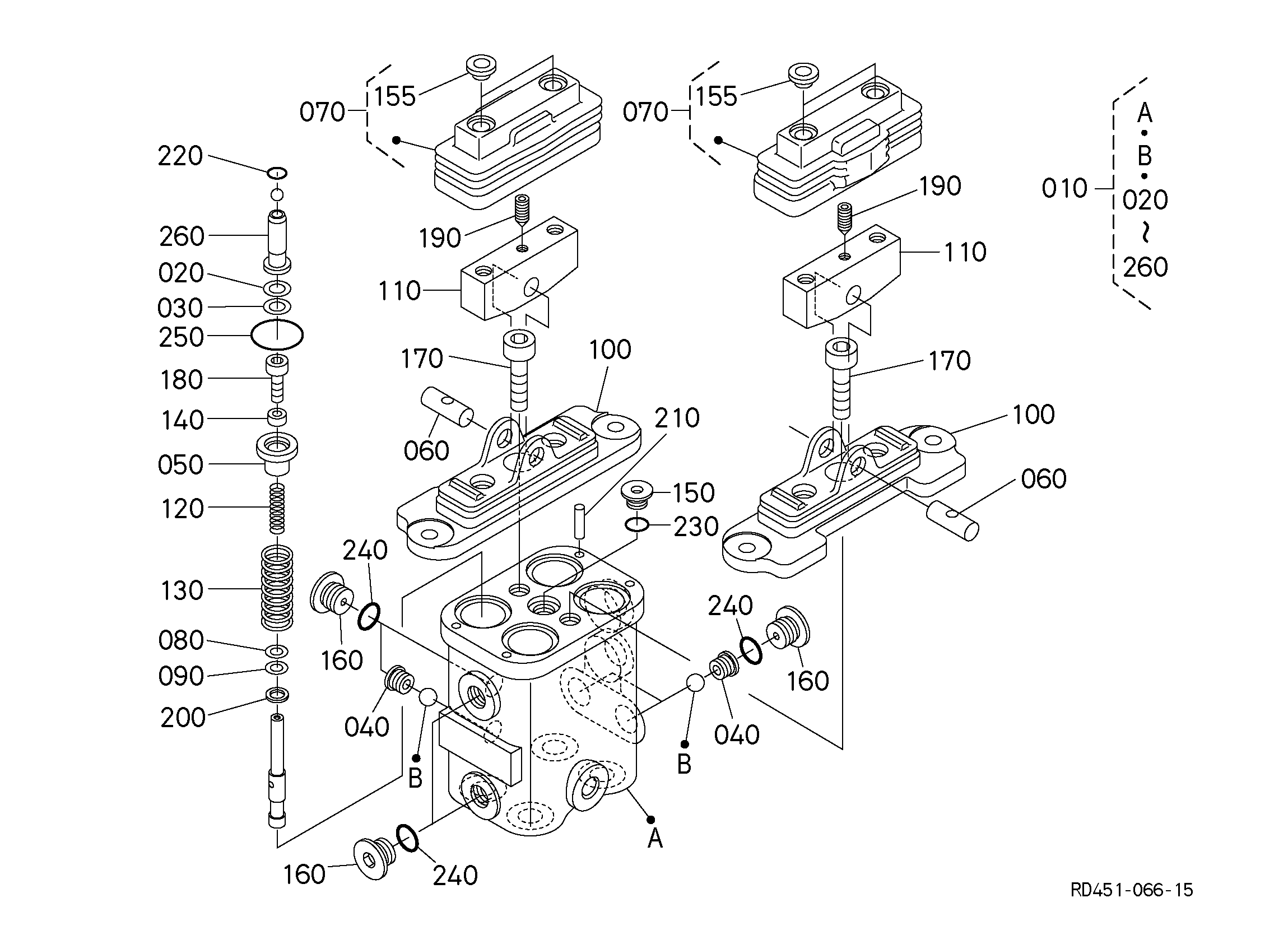 Kubota U55-4 Parts Diagrams