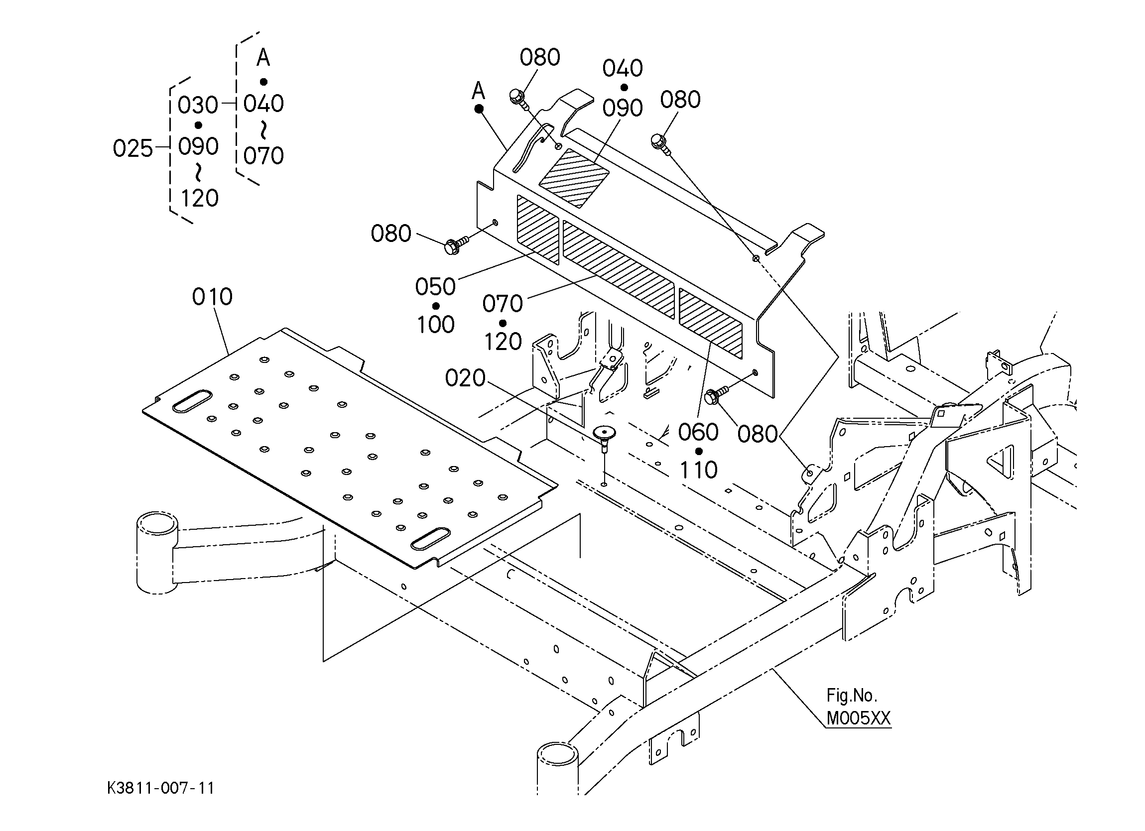 Kubota Z724KH (COMMERCIAL ZERO-TURN MWR W/24 HP PNF) Parts Diagrams
