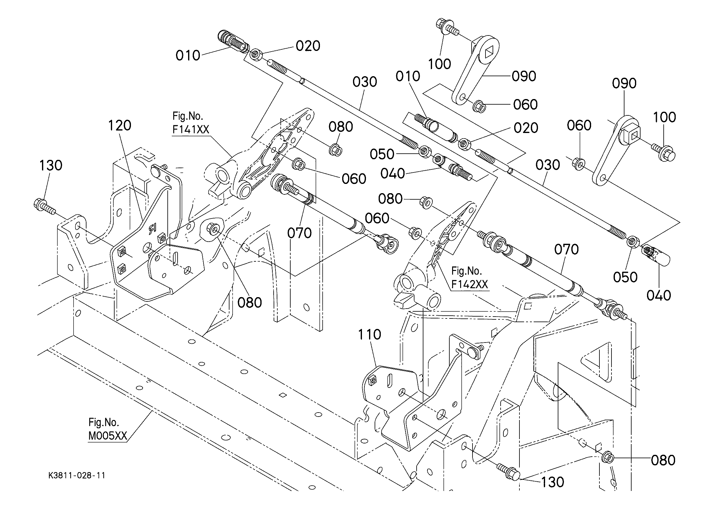 Kubota Z725KH (COMMERCIAL ZERO-TURN MWR W/25 HP PNF) Parts Diagrams