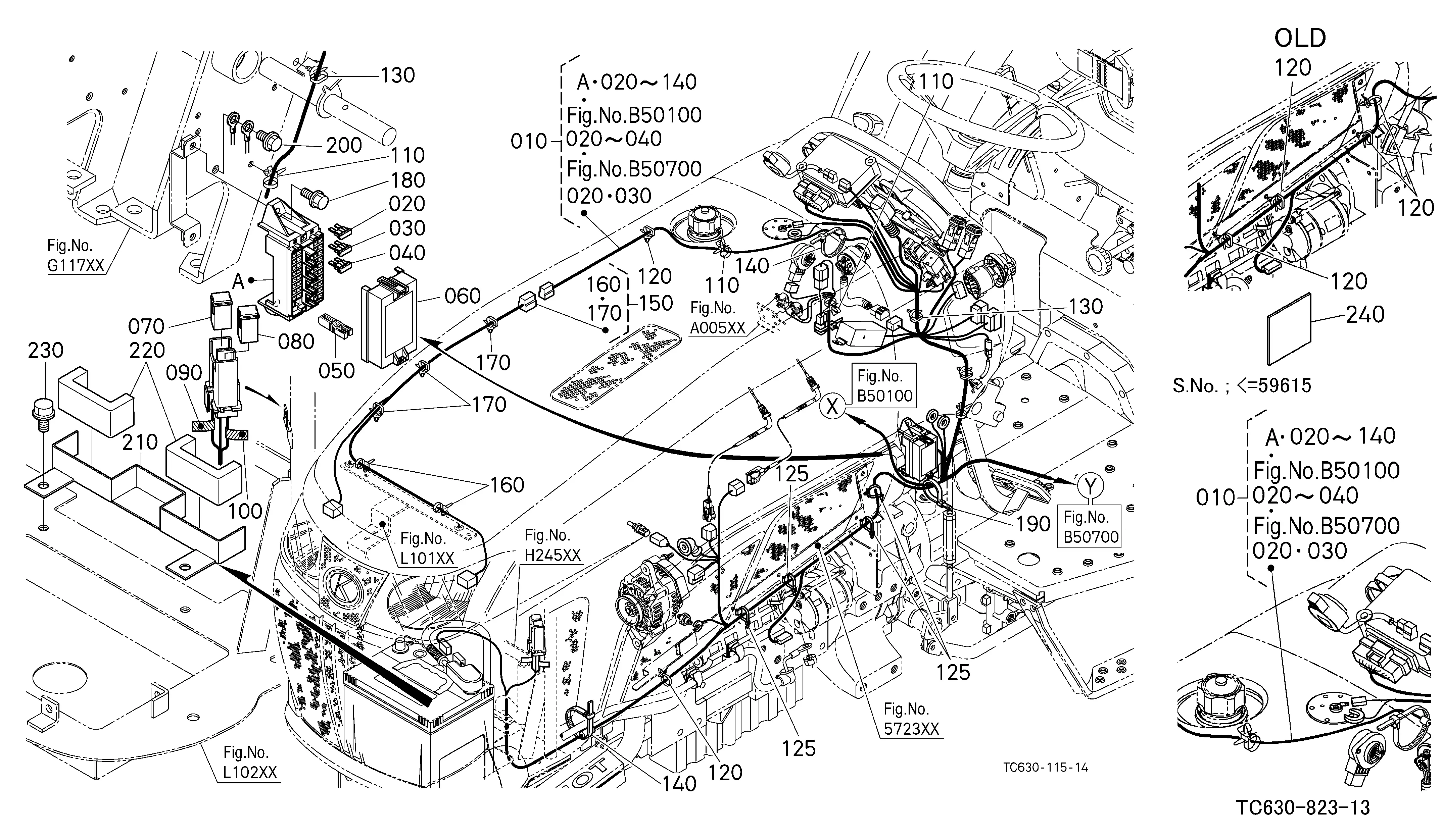 【takeページ】 Kubota L4701HST (4WD INTERIM TIER 4 TRA/HST W/FLD ROP) Parts