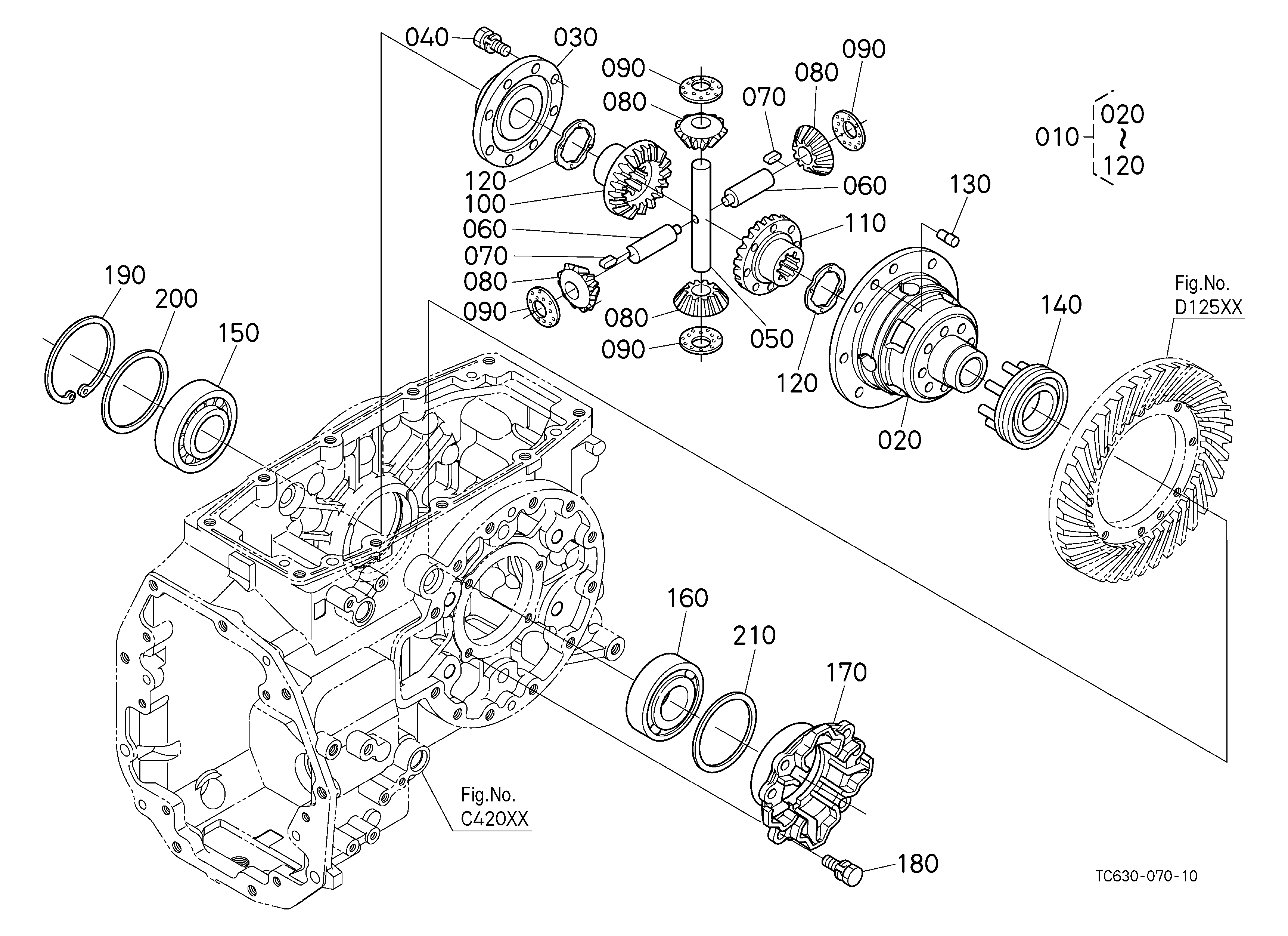 【takeページ】 Kubota L4701HST (4WD INTERIM TIER 4 TRA/HST W/FLD ROP) Parts