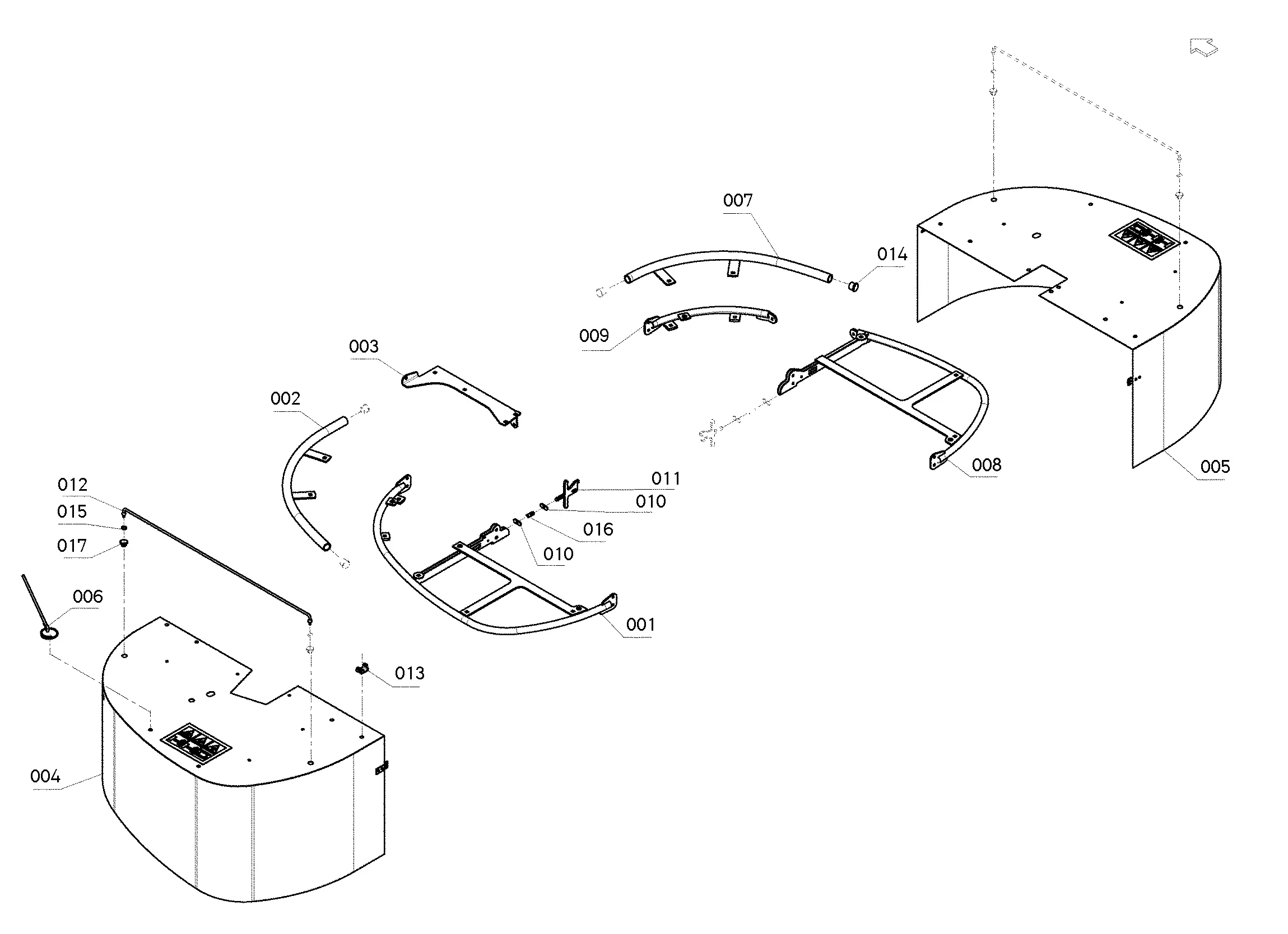 ケンタページ Kubota DM5032 (NORTH AMERICA) (2022) S/N KT510317 < Parts