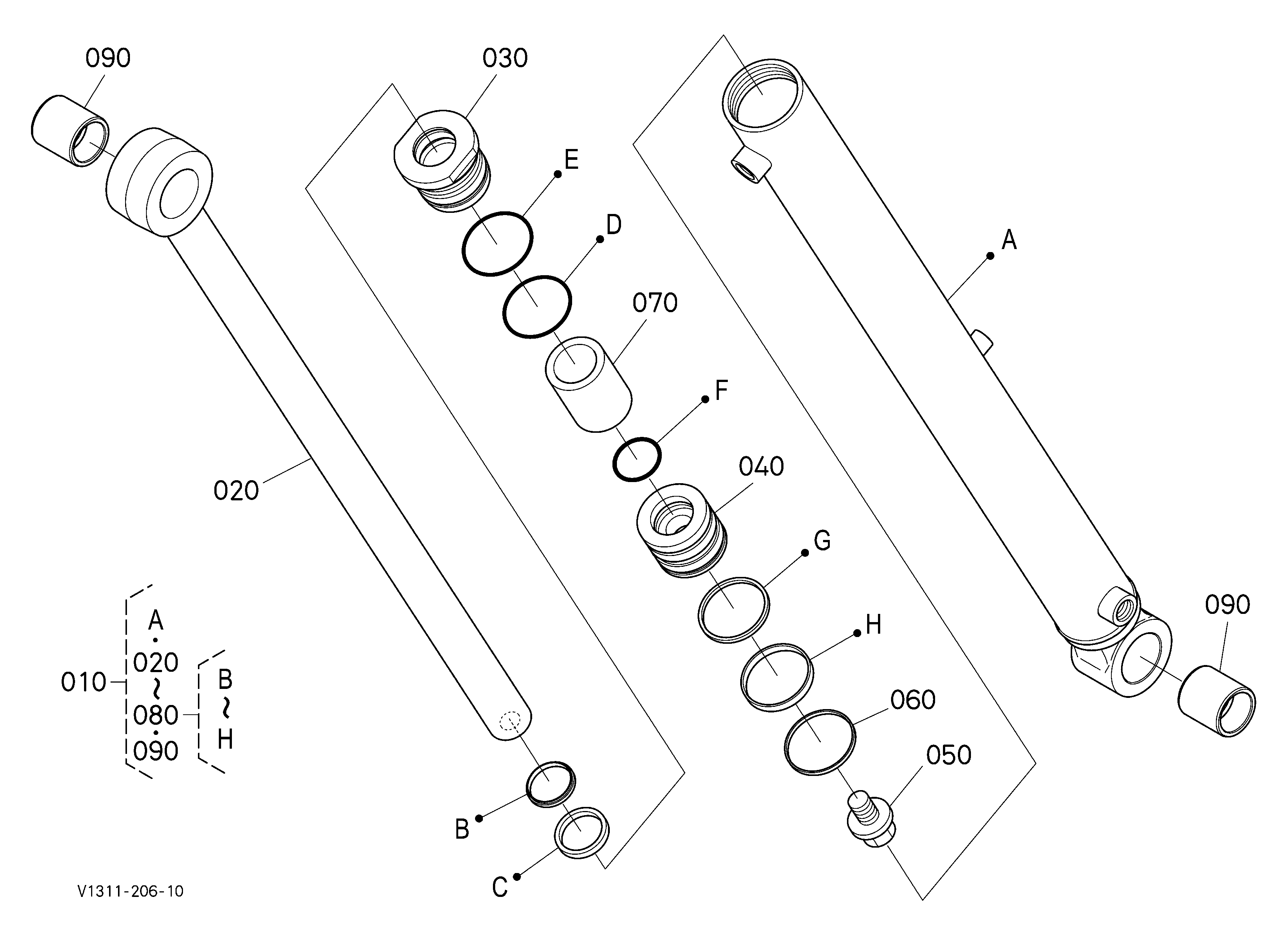 Kubota SSV65(S/N;10001-19999,50001-) Parts Diagrams