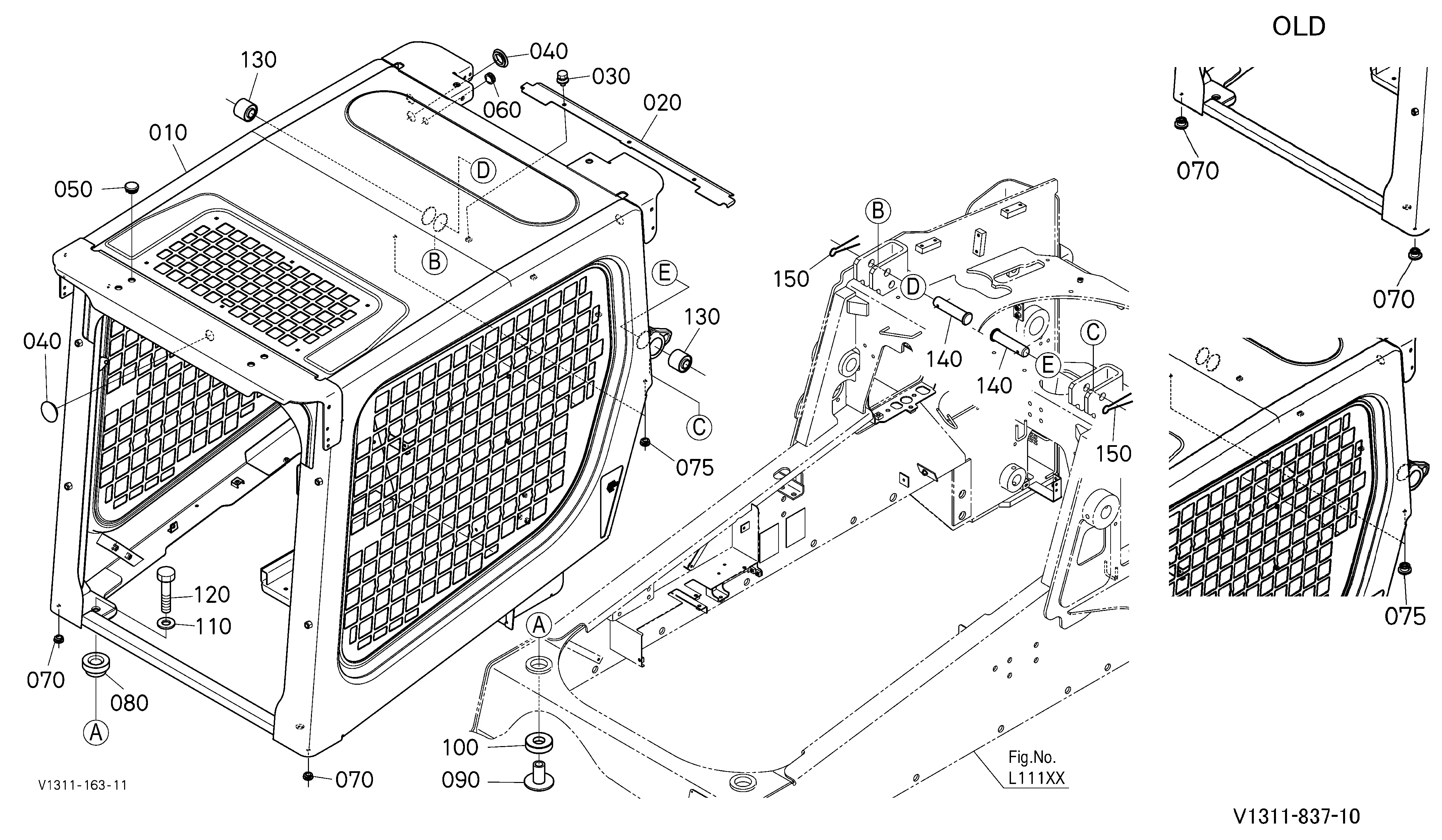 Kubota SSV65(S/N;10001-19999,50001-) Parts Diagrams