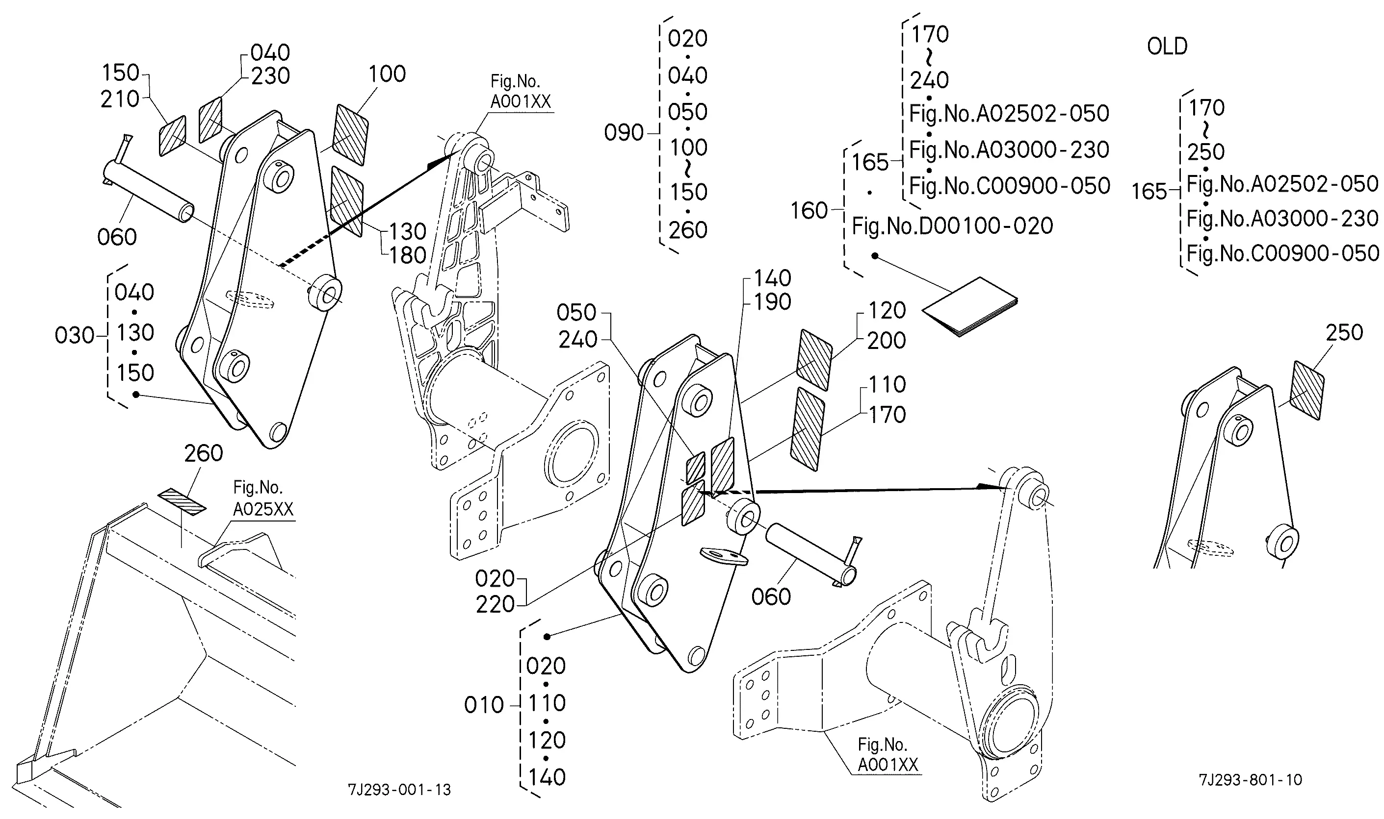 Kubota LA1065 (FRONT END LDR/MX4800/MX5200 W/Q.C.) Parts Diagrams