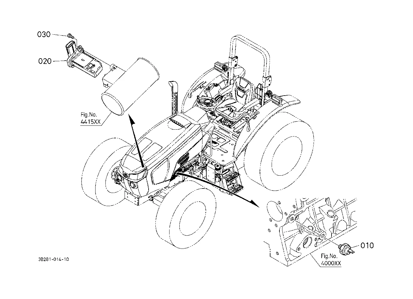 マチャケページ Kubota KX057-5 Parts Diagrams